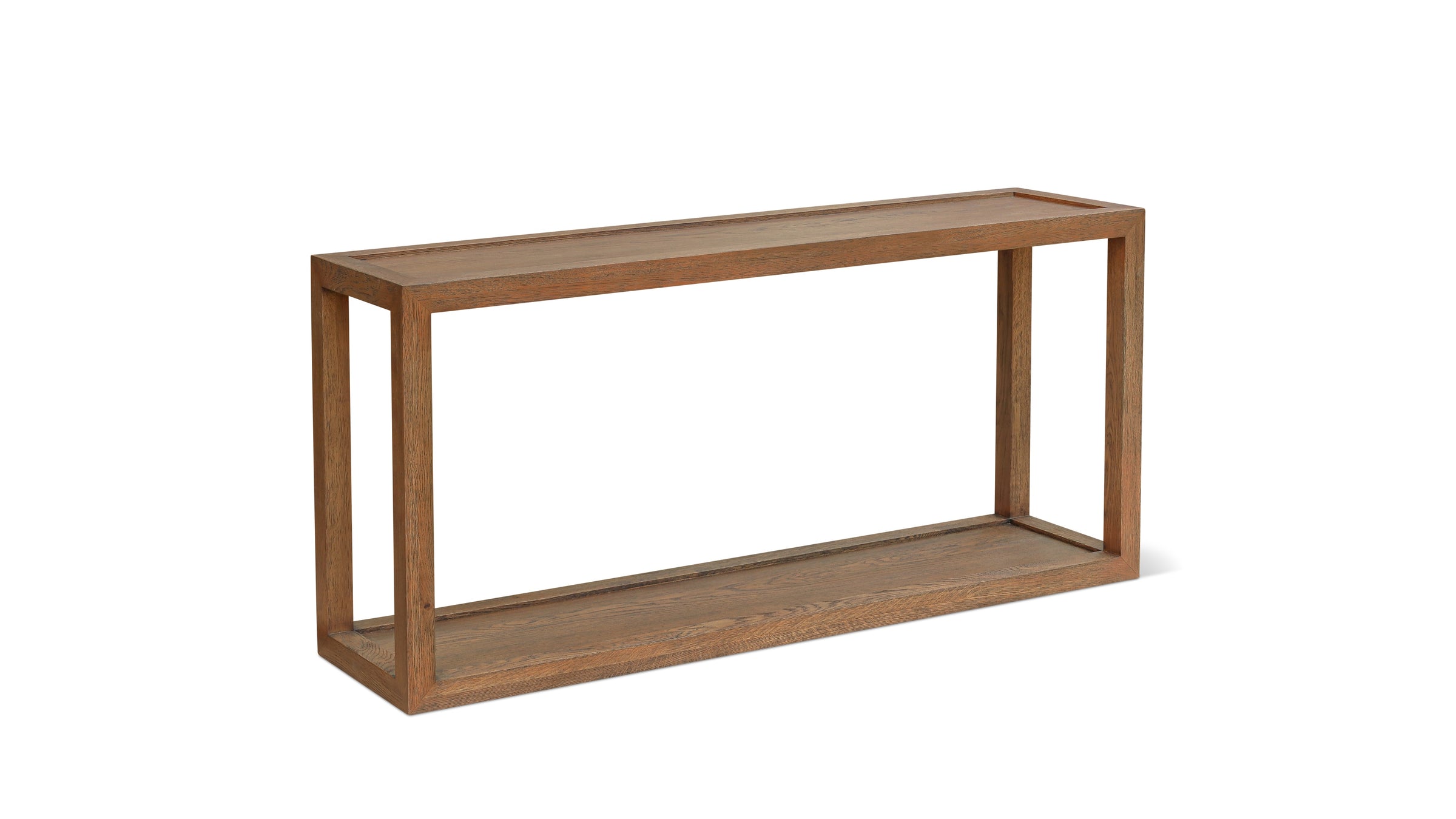 Beam Console, Dark Brown Oak