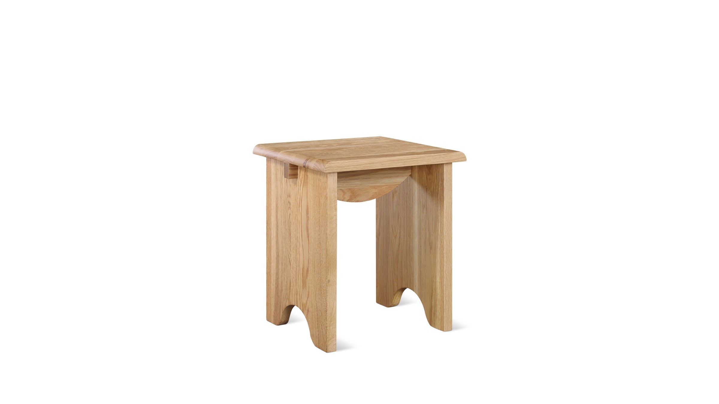 Bowtie Side Table, Natural Oak
