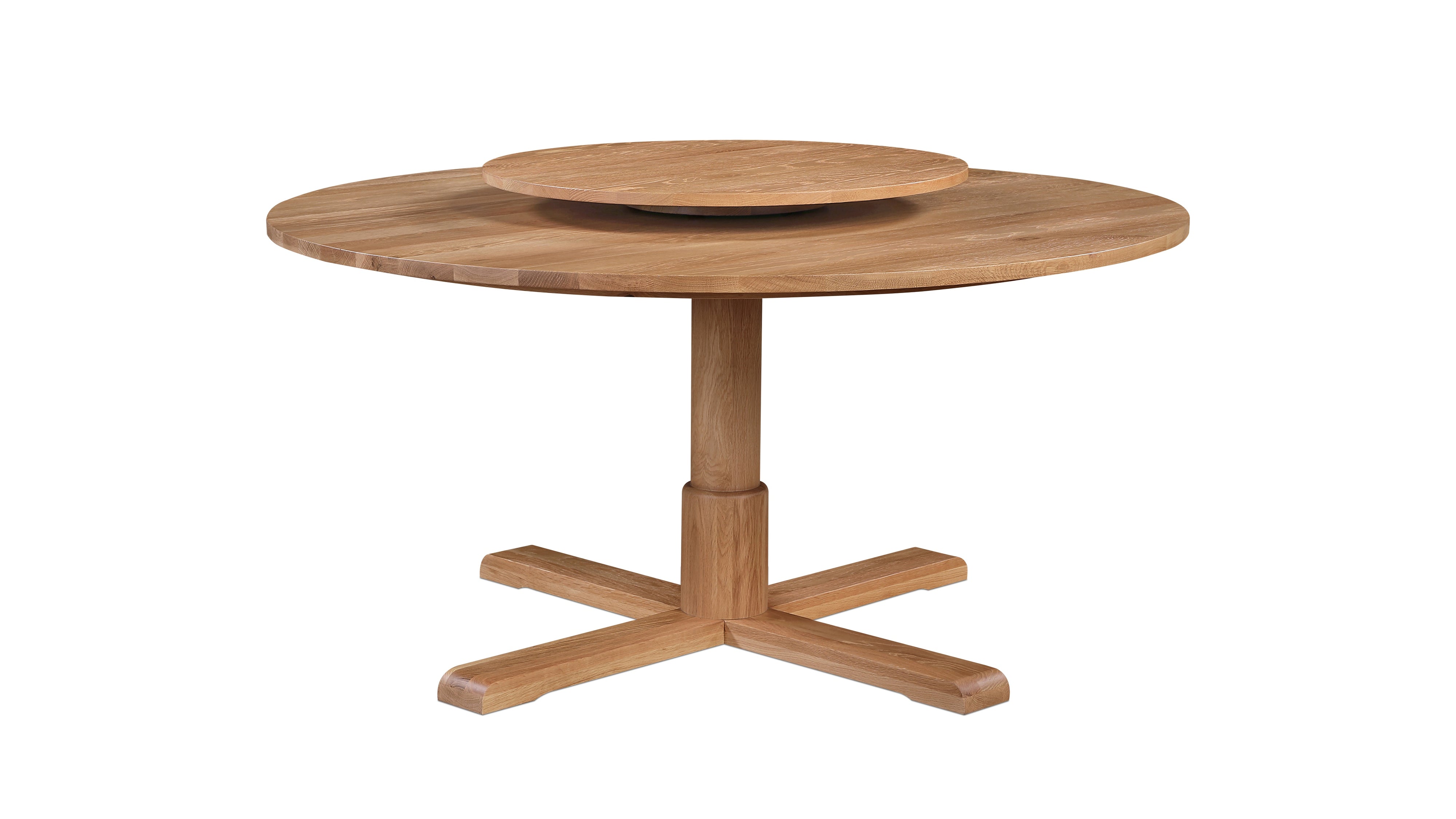 Mill Lazy Susan, Natural Oak