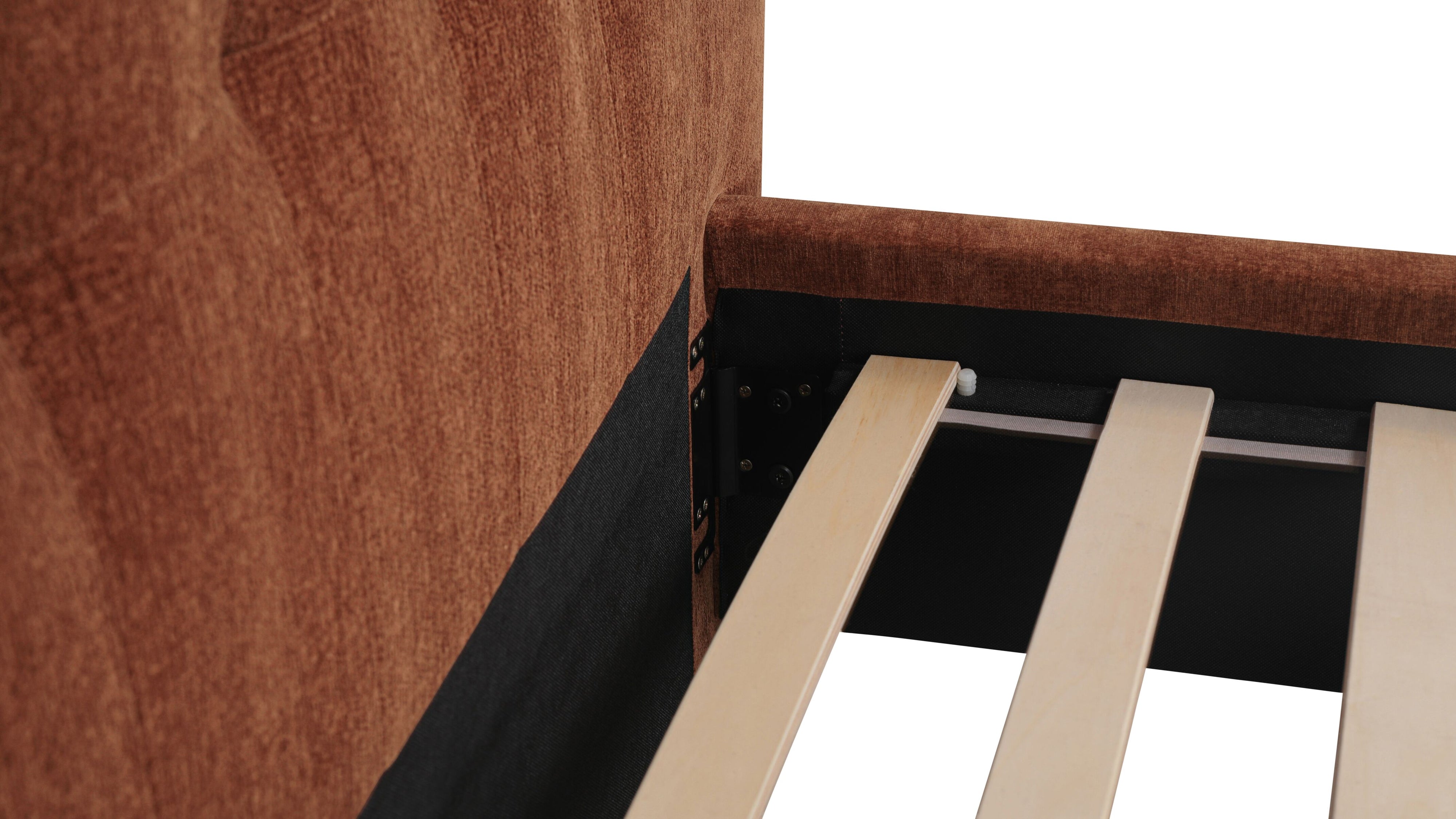 Court Queen Bed, Toffee