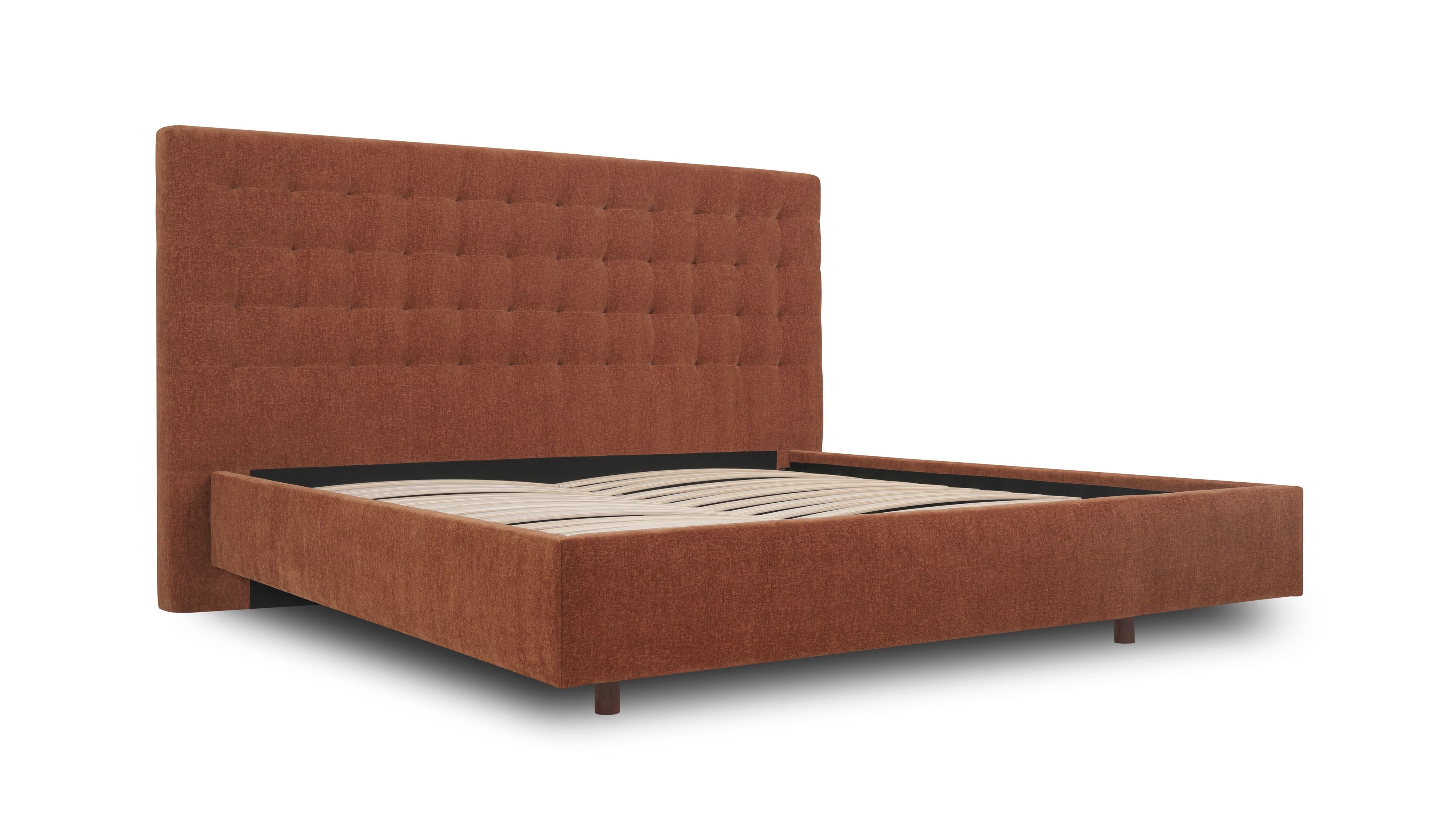 Court King Bed, Toffee