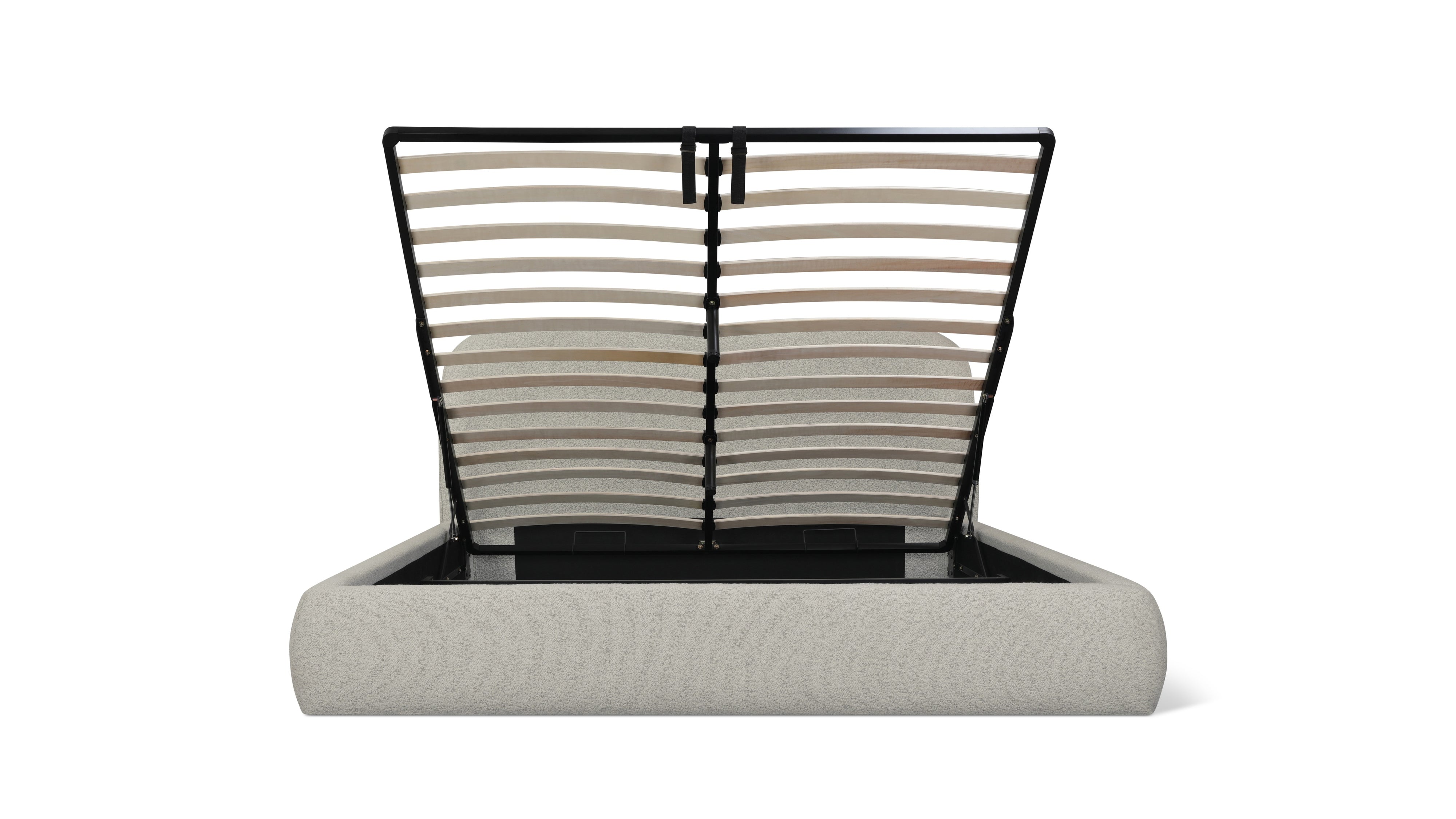 Cradle Storage Bed, King, Powder