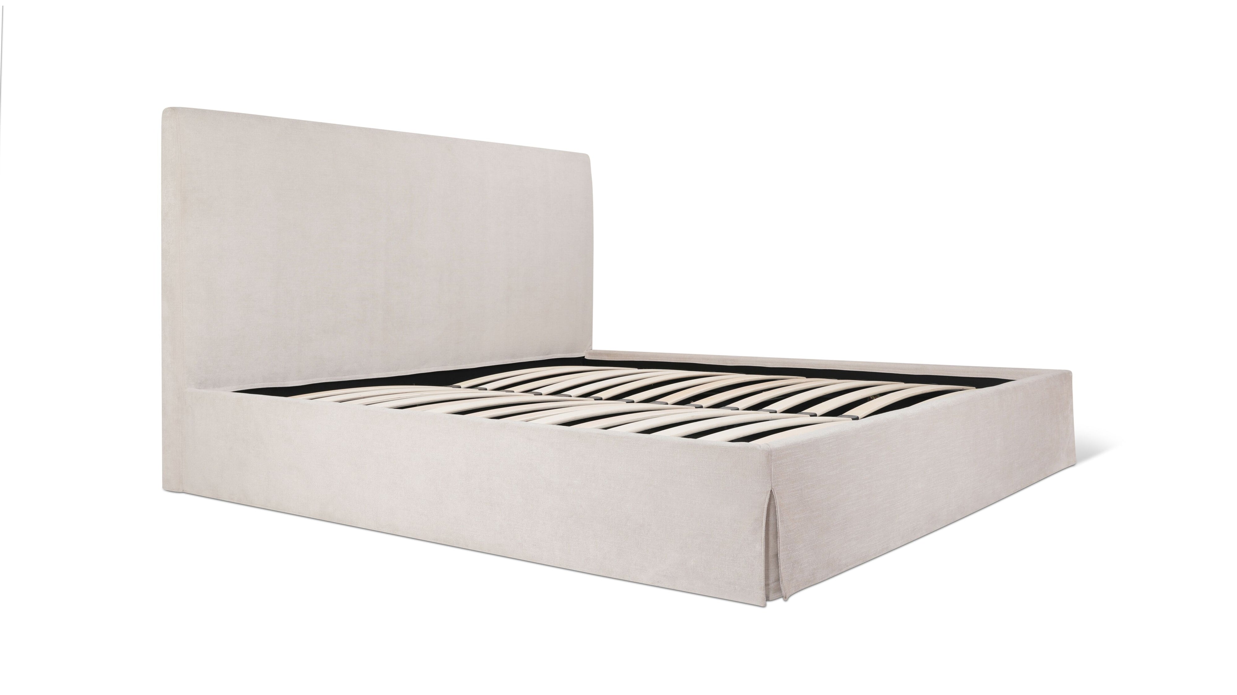 Vale Storage Bed, King, Moonstone