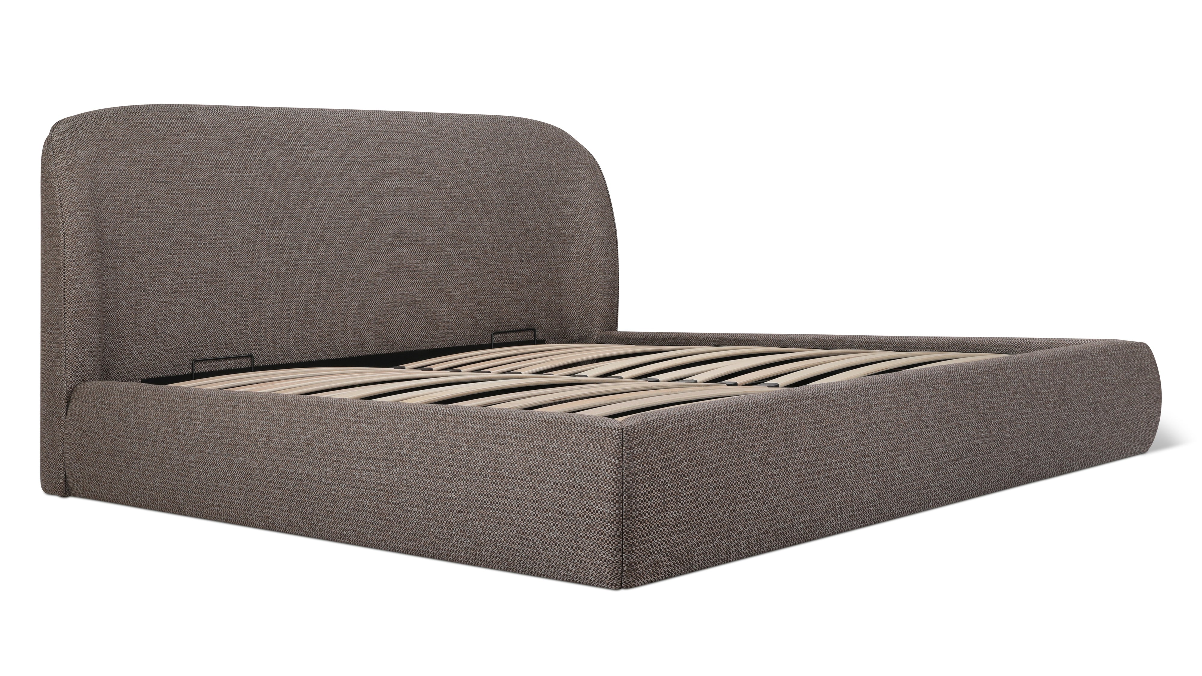 Cradle Storage Bed, Queen, Umber