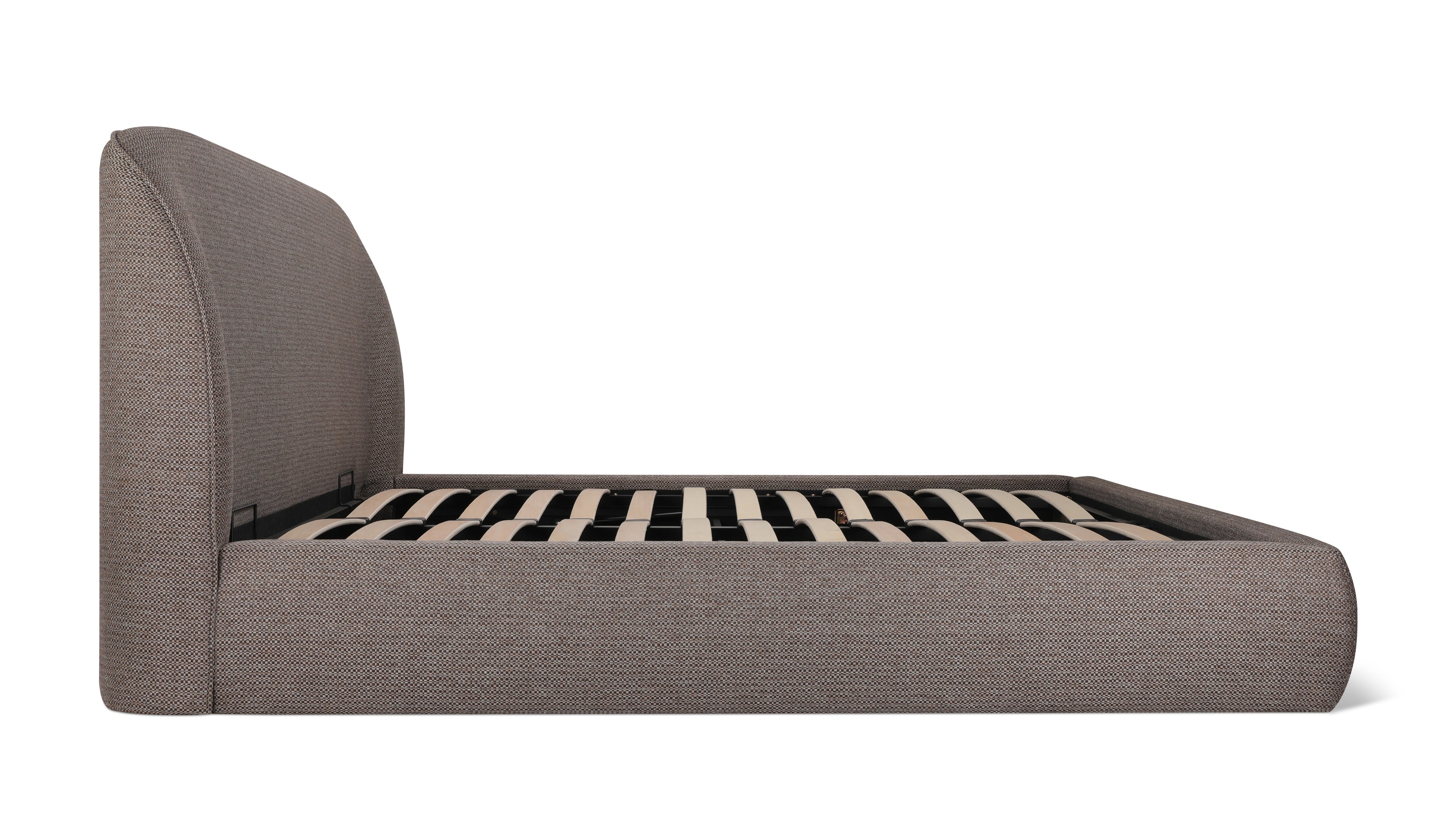 Cradle Storage Bed, Queen, Umber