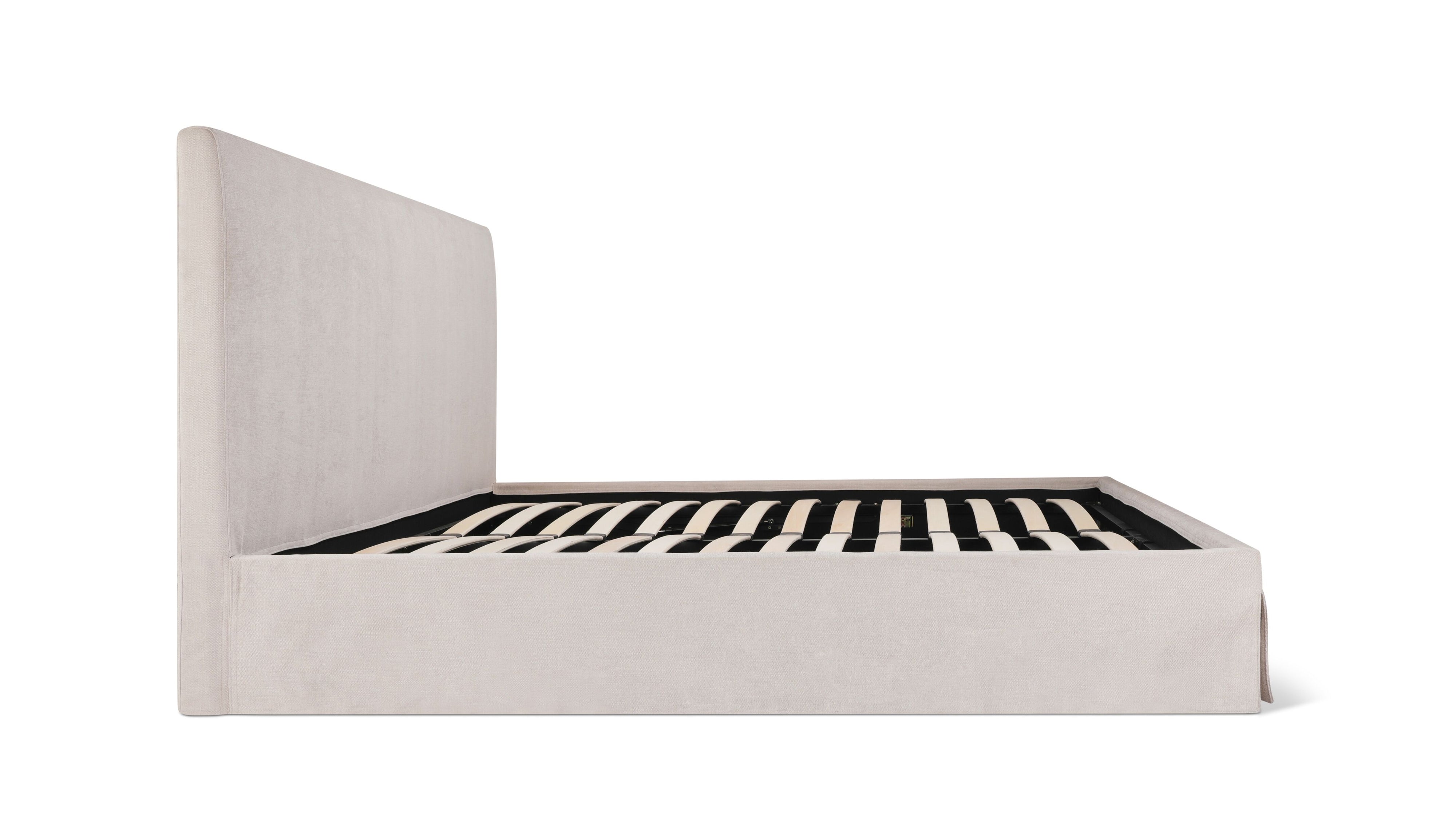 Vale Storage Bed, Queen, Moonstone