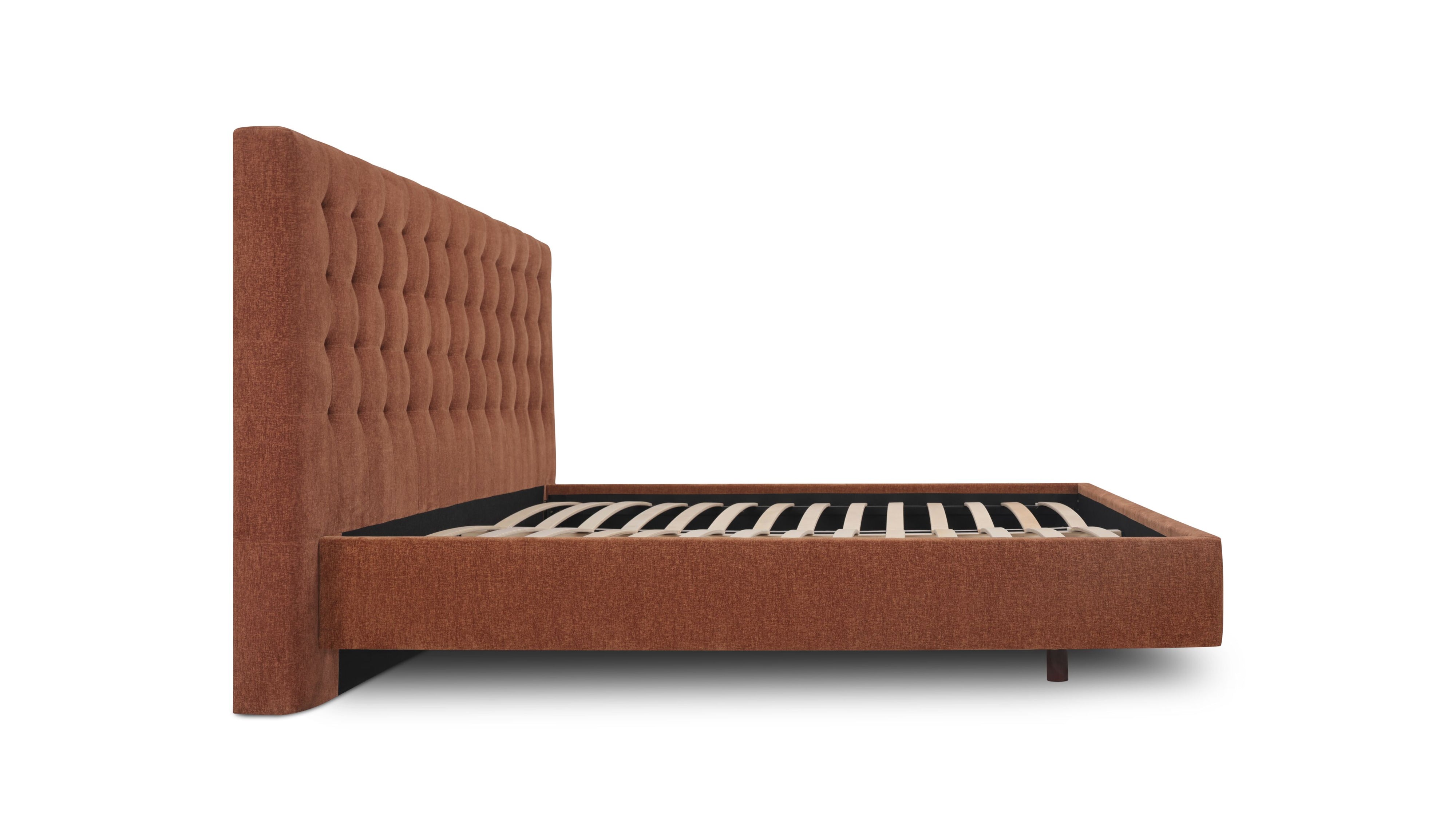 Court Queen Bed, Toffee