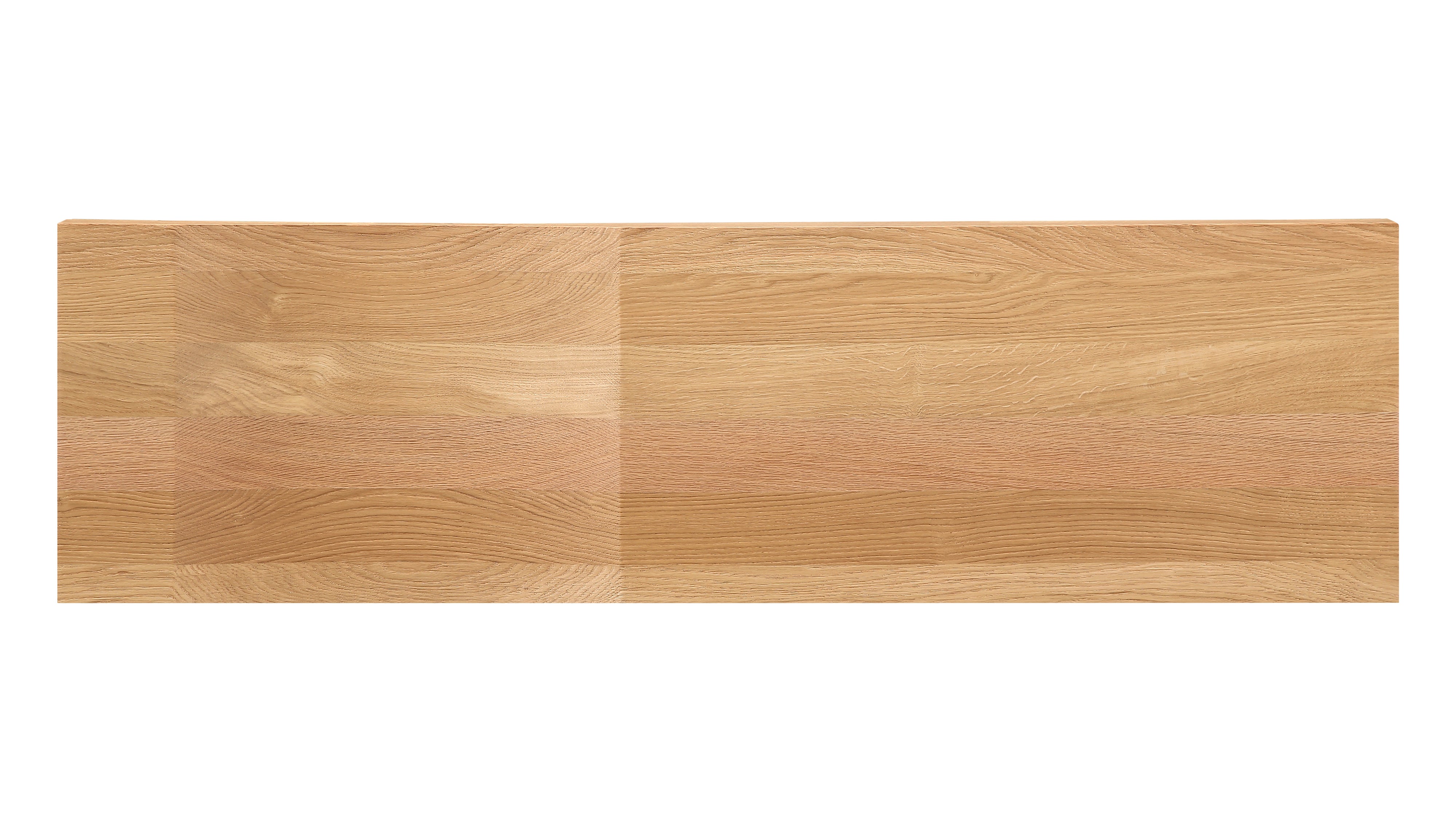 Hollow Bench, Seats 2, Natural Oak