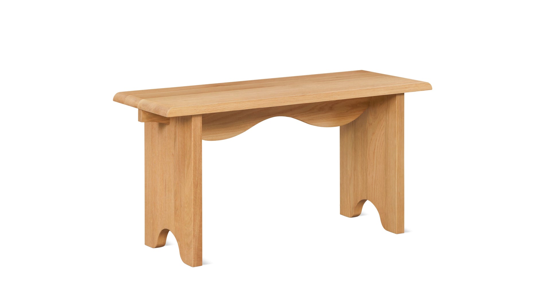 Bowtie Bench, Seats 2, Natural Oak_image