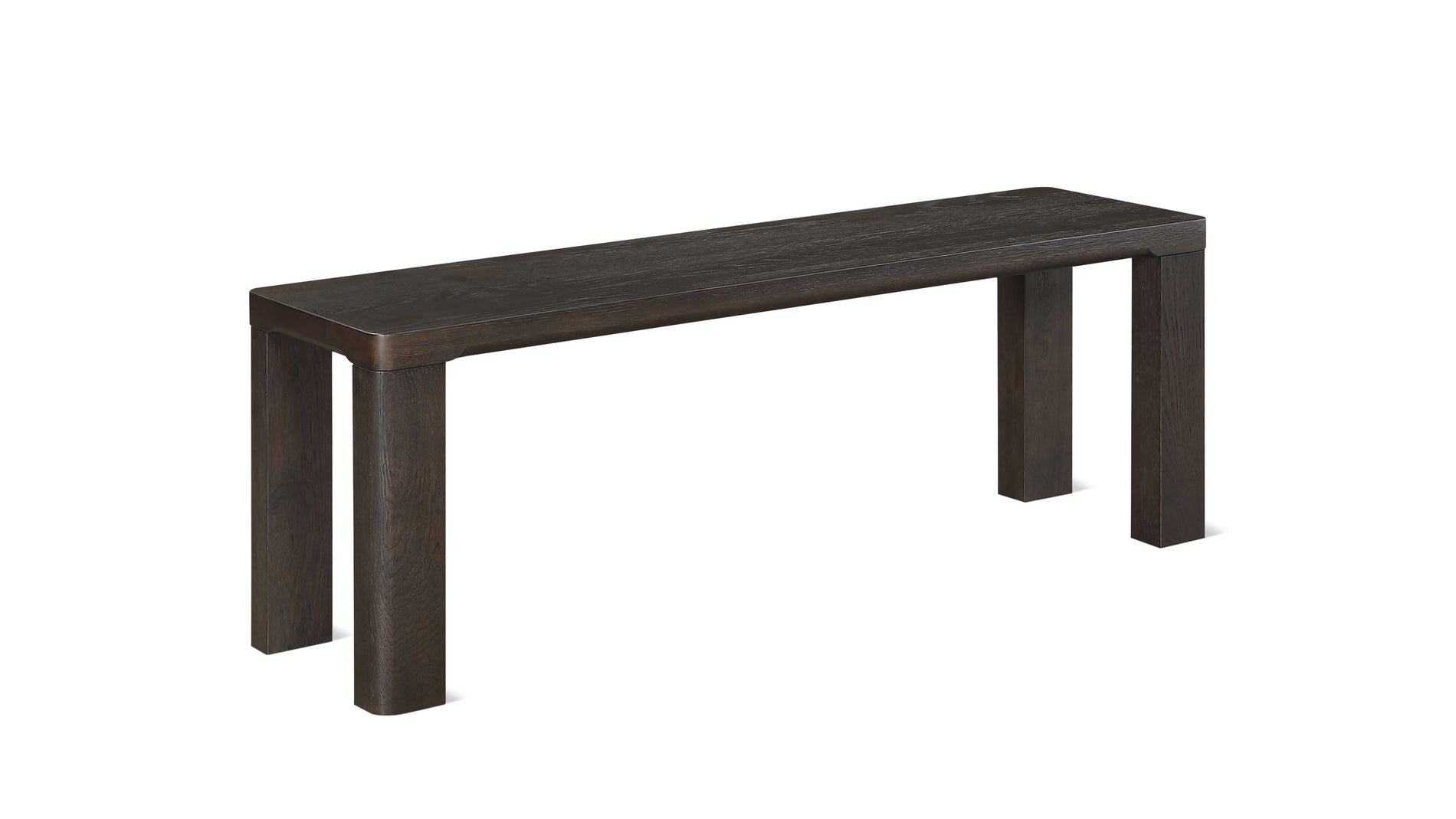 Foundry Bench, Seats 2, Dark Brown Oak_image