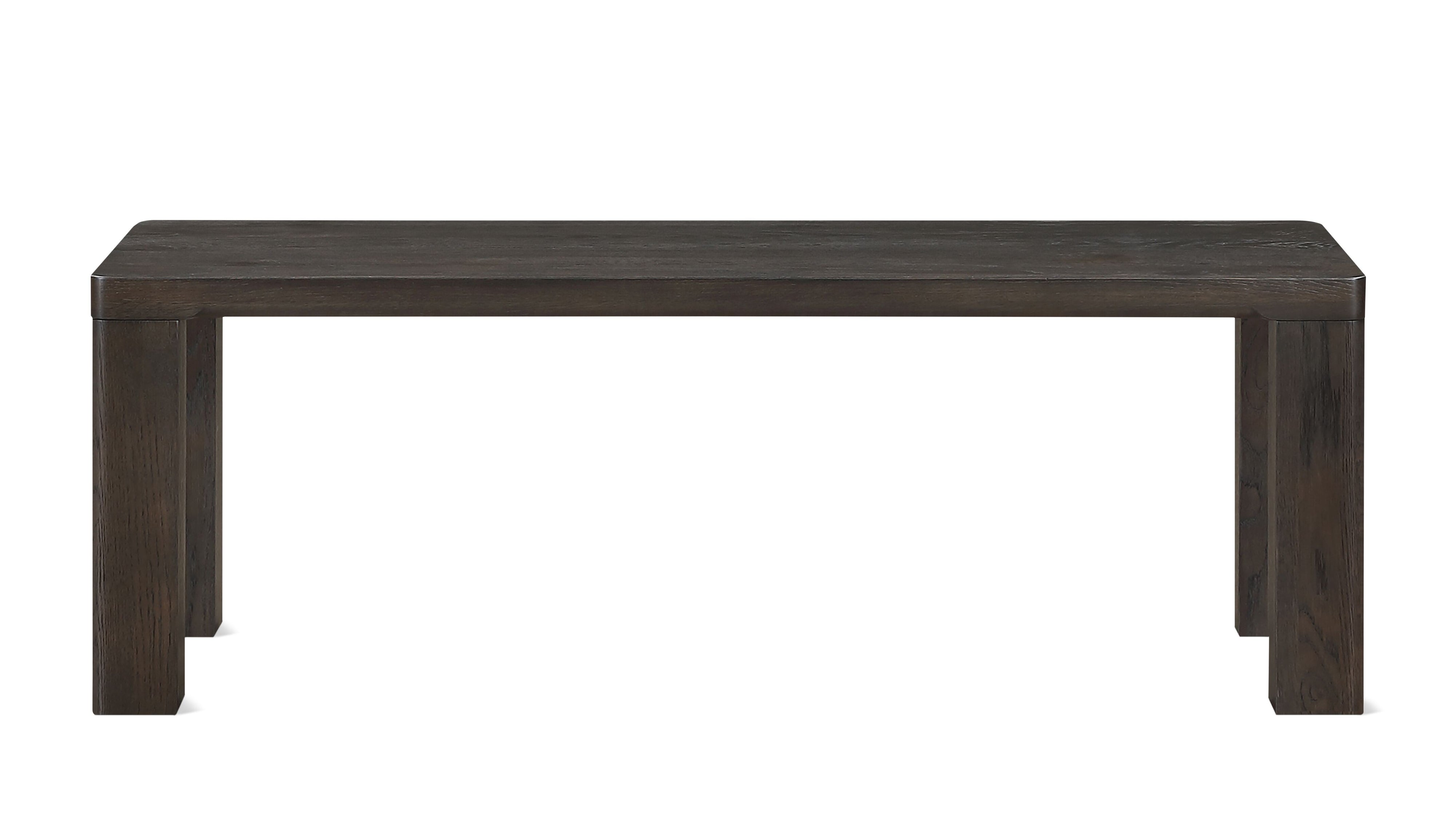 Foundry Bench, Seats 2, Dark Brown Oak