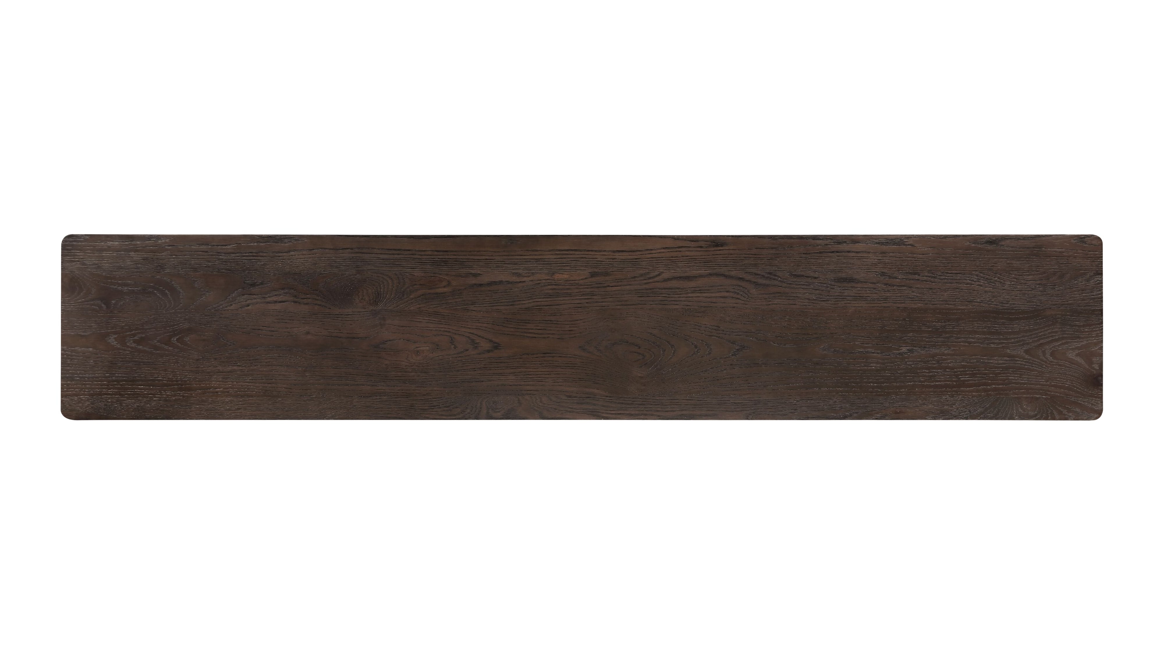 Foundry Bench, Seats 4, Dark Brown Oak