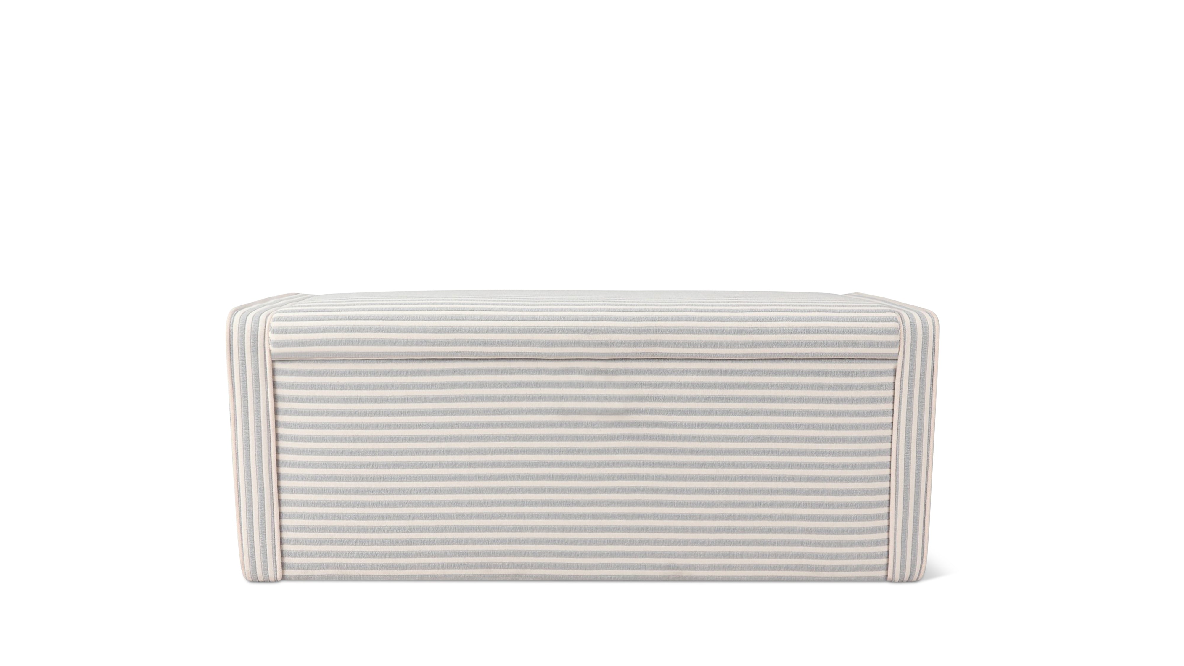 Hawthorne Storage Bench, Whitby Stripe