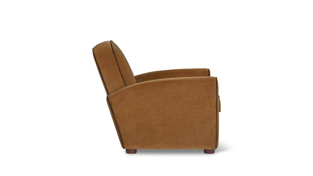 Thompson Lounge Chair, Gold