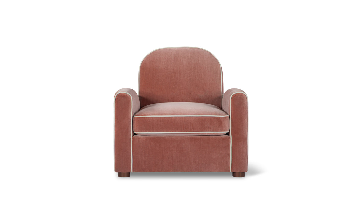 Thompson Lounge Chair, Blush