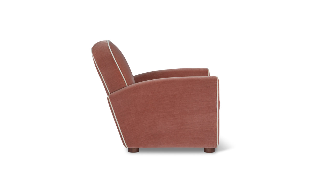 Thompson Lounge Chair, Blush