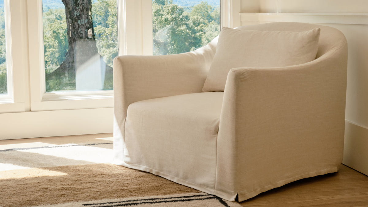 Arden Lounge Chair, Gardenia