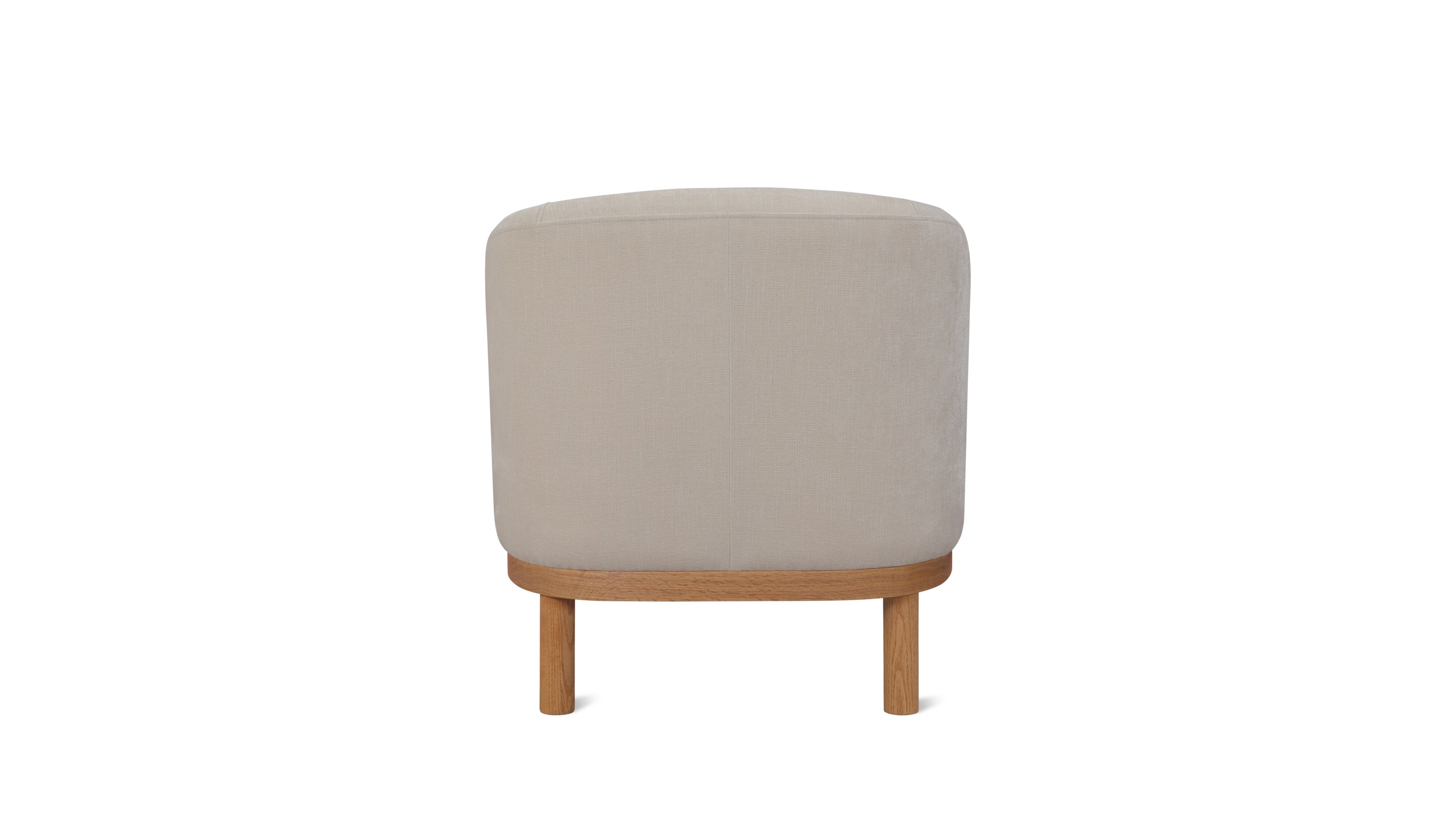 Rook Lounge Chair, Alabaster