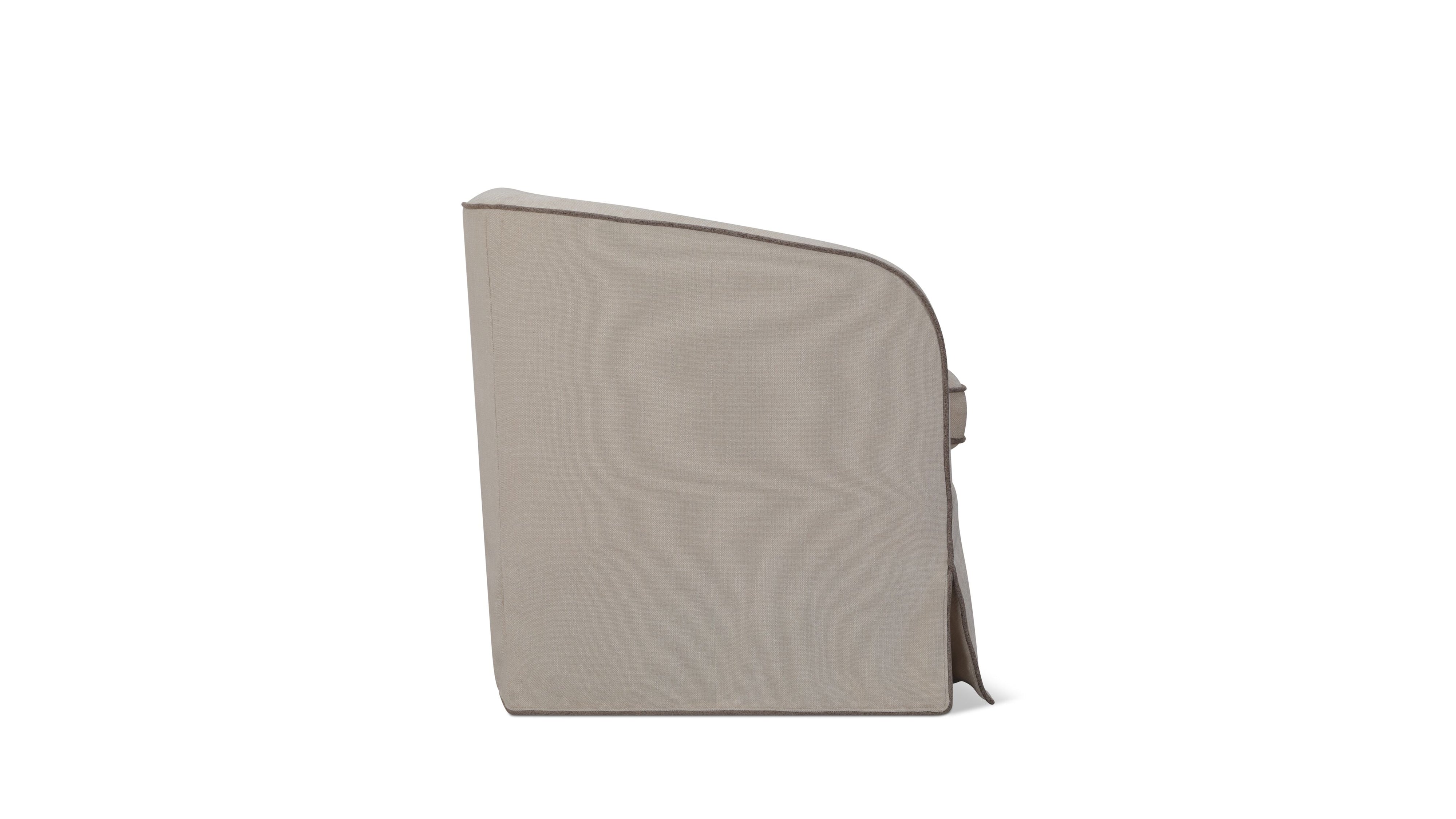 Rook Lounge Chair, Alabaster