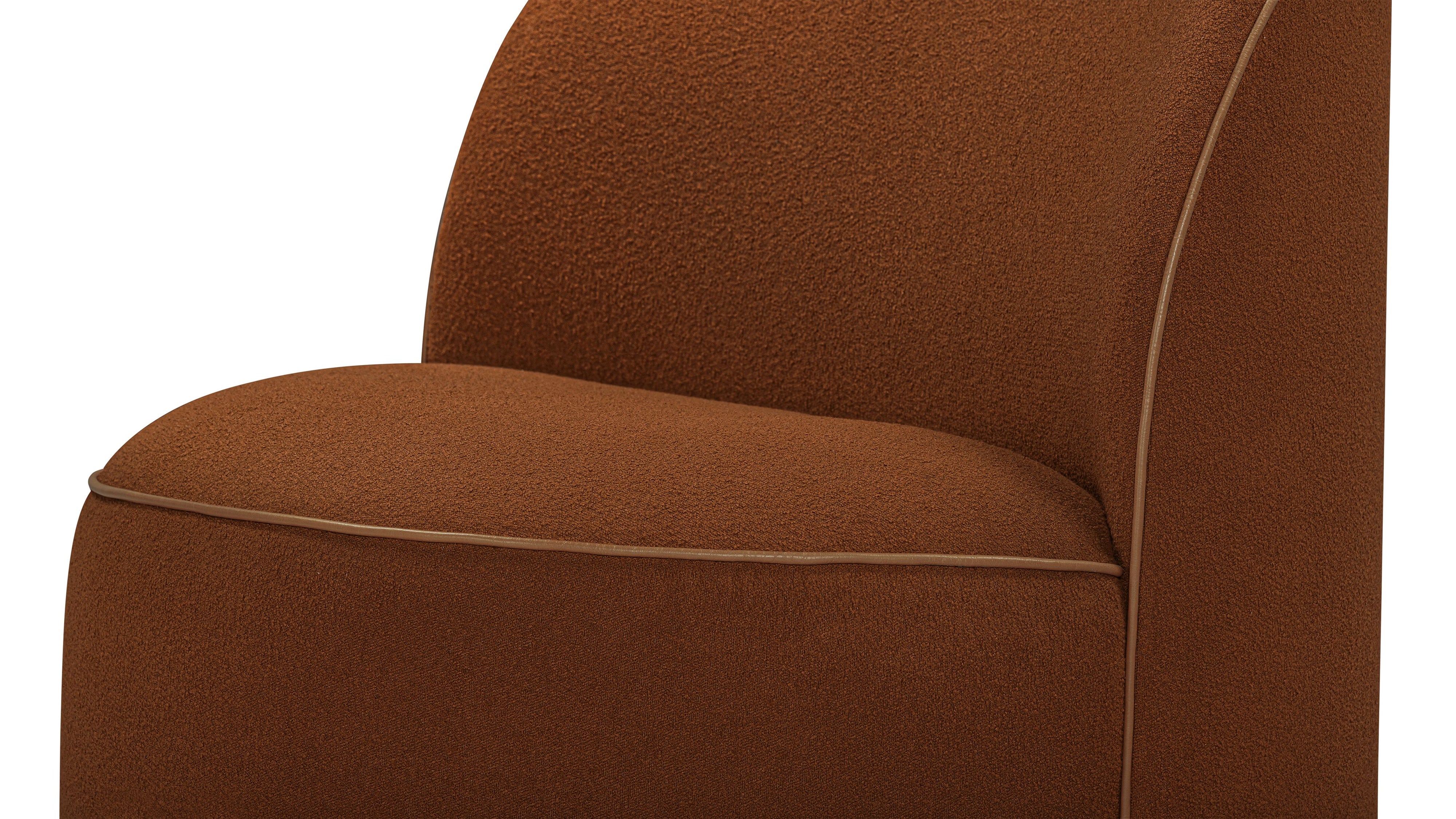 Lune Swivel Lounge Chair, Sienna