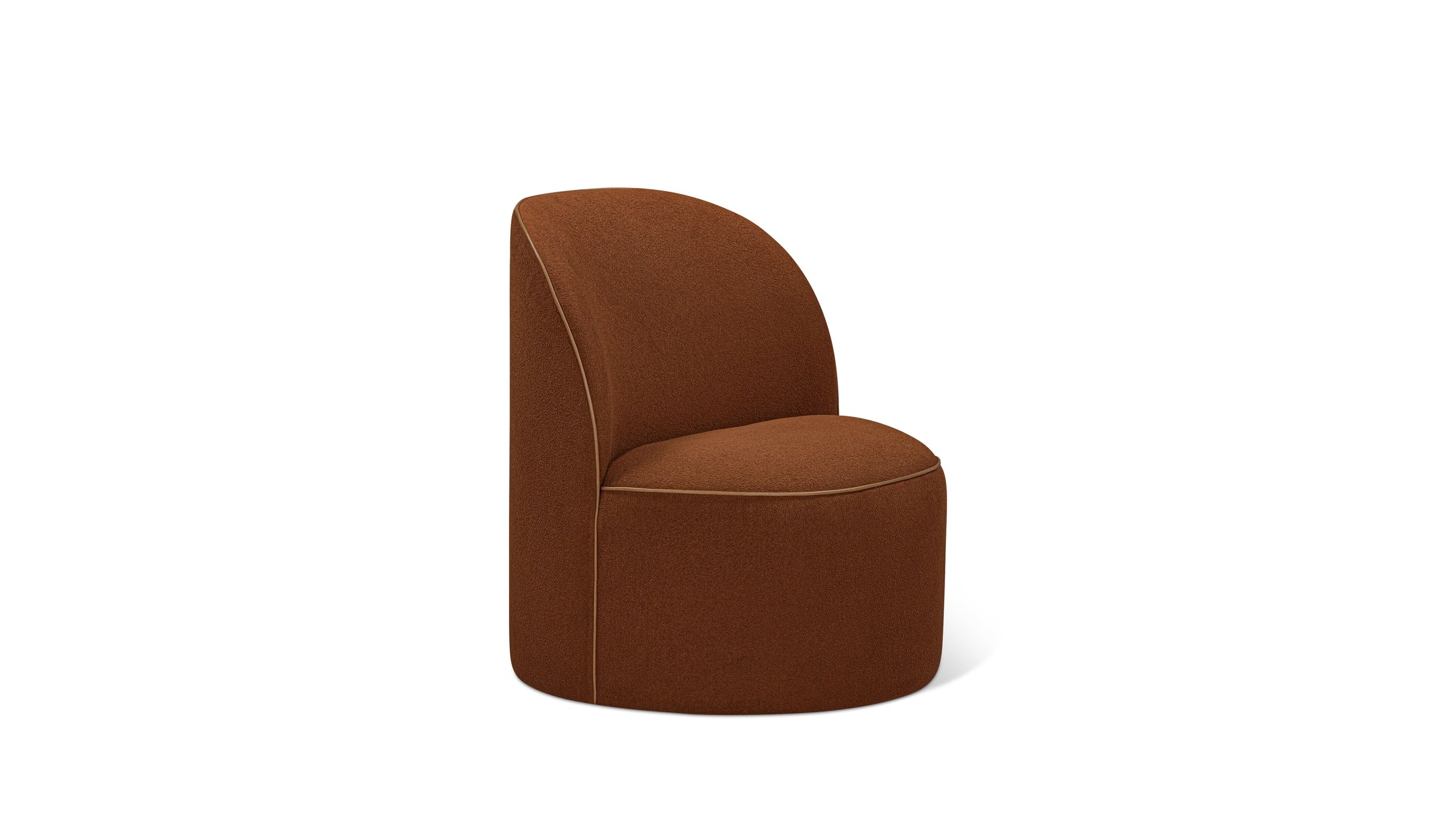 Lune Swivel Lounge Chair, Sienna