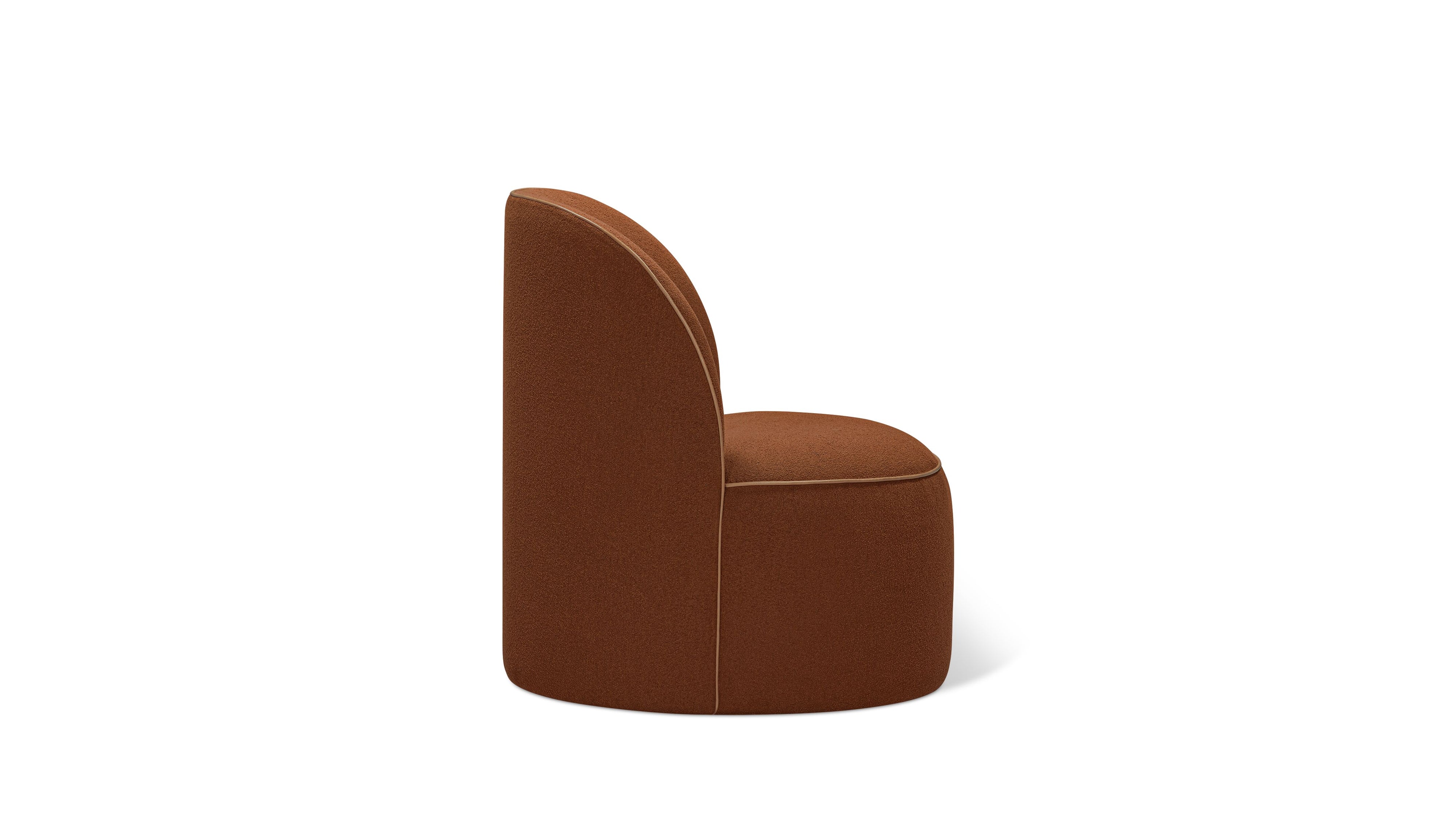 Lune Swivel Lounge Chair, Sienna