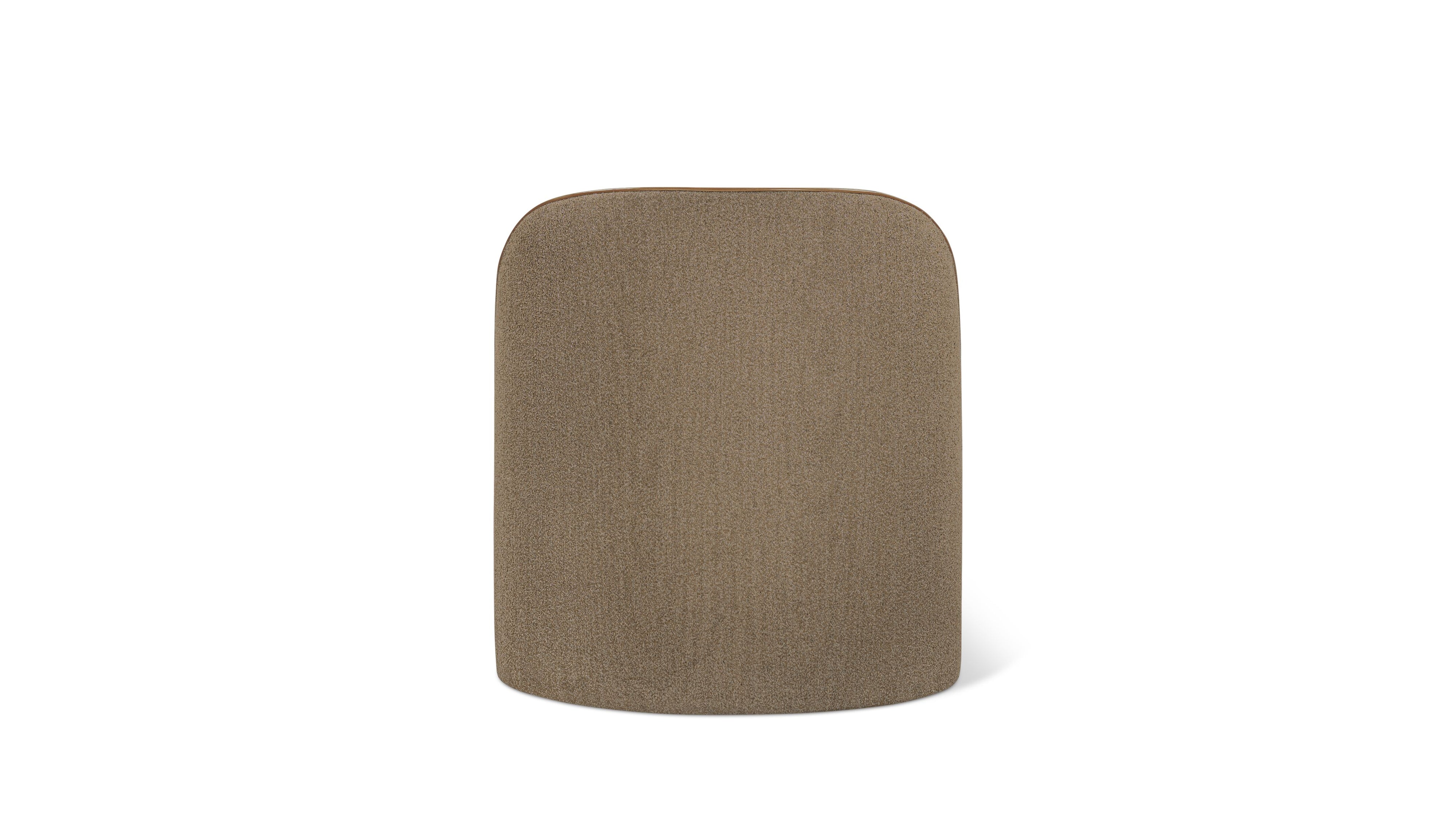 Lune Swivel Lounge Chair, Toasted Oat