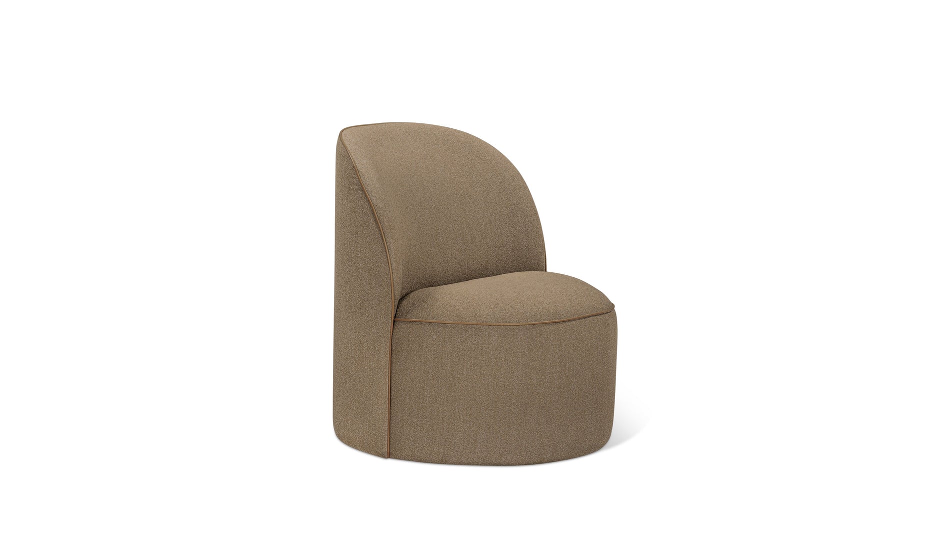Lune Swivel Lounge Chair, Toasted Oat_image