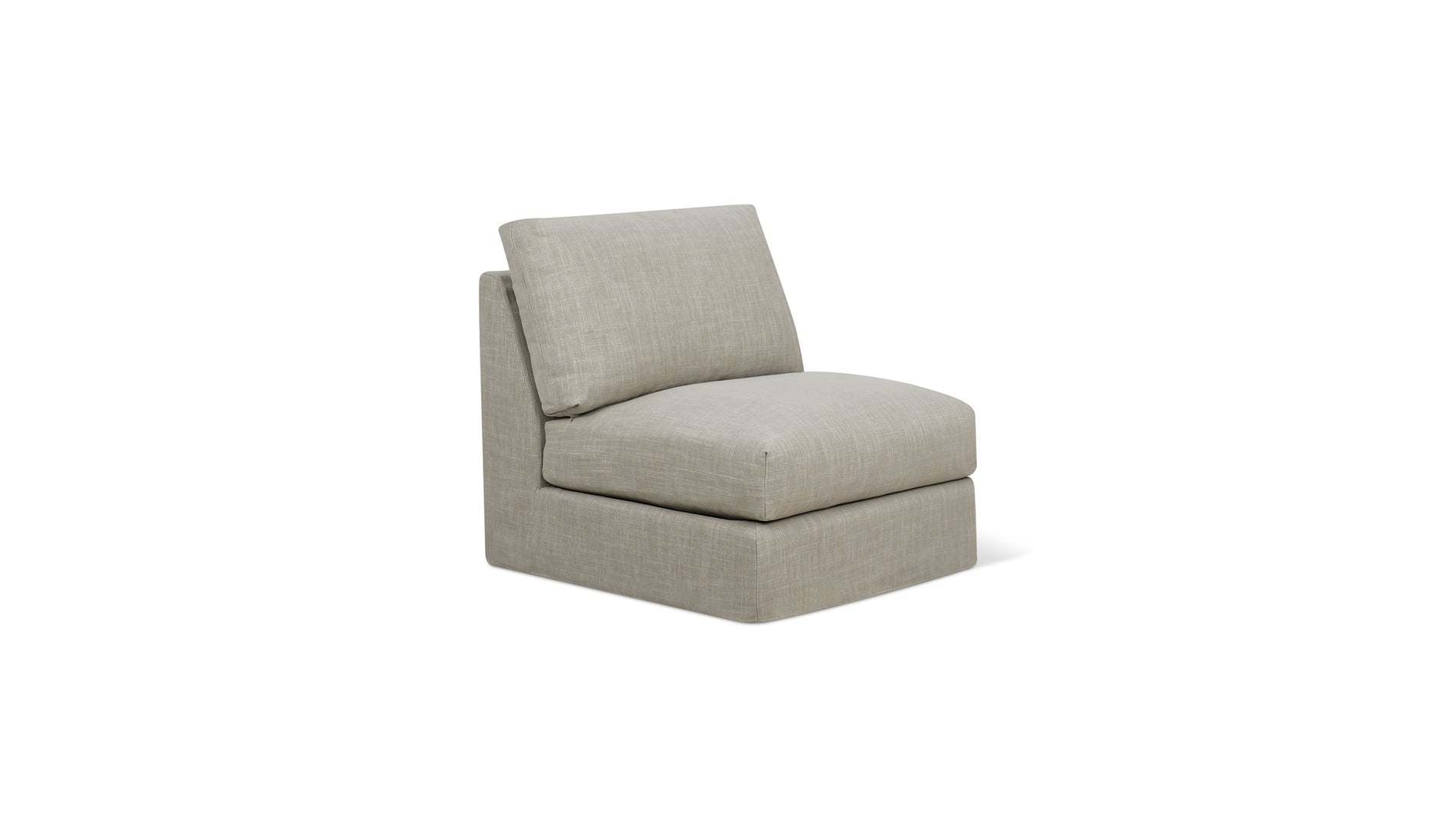 Breeze Armless Chair, Standard, Light Pebble_image