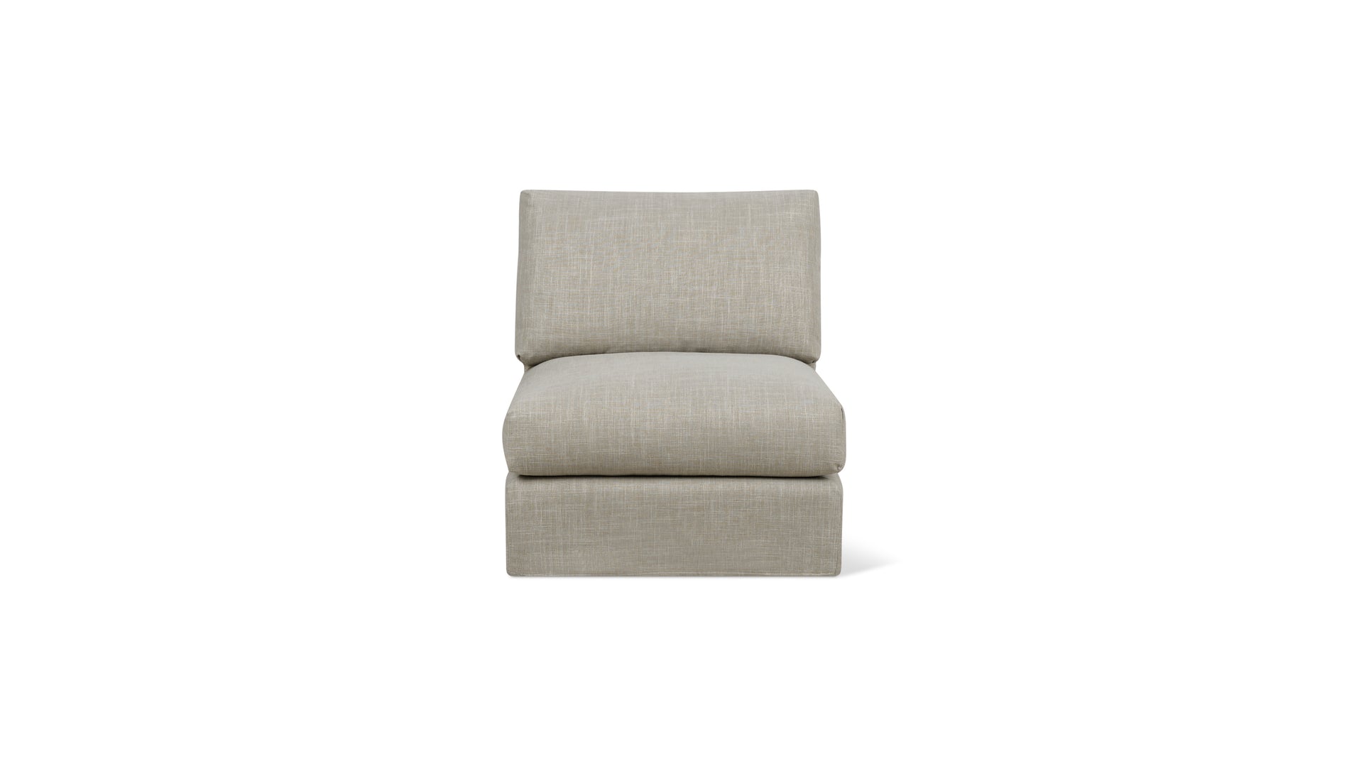Breeze Armless Chair, Standard, Light Pebble_image