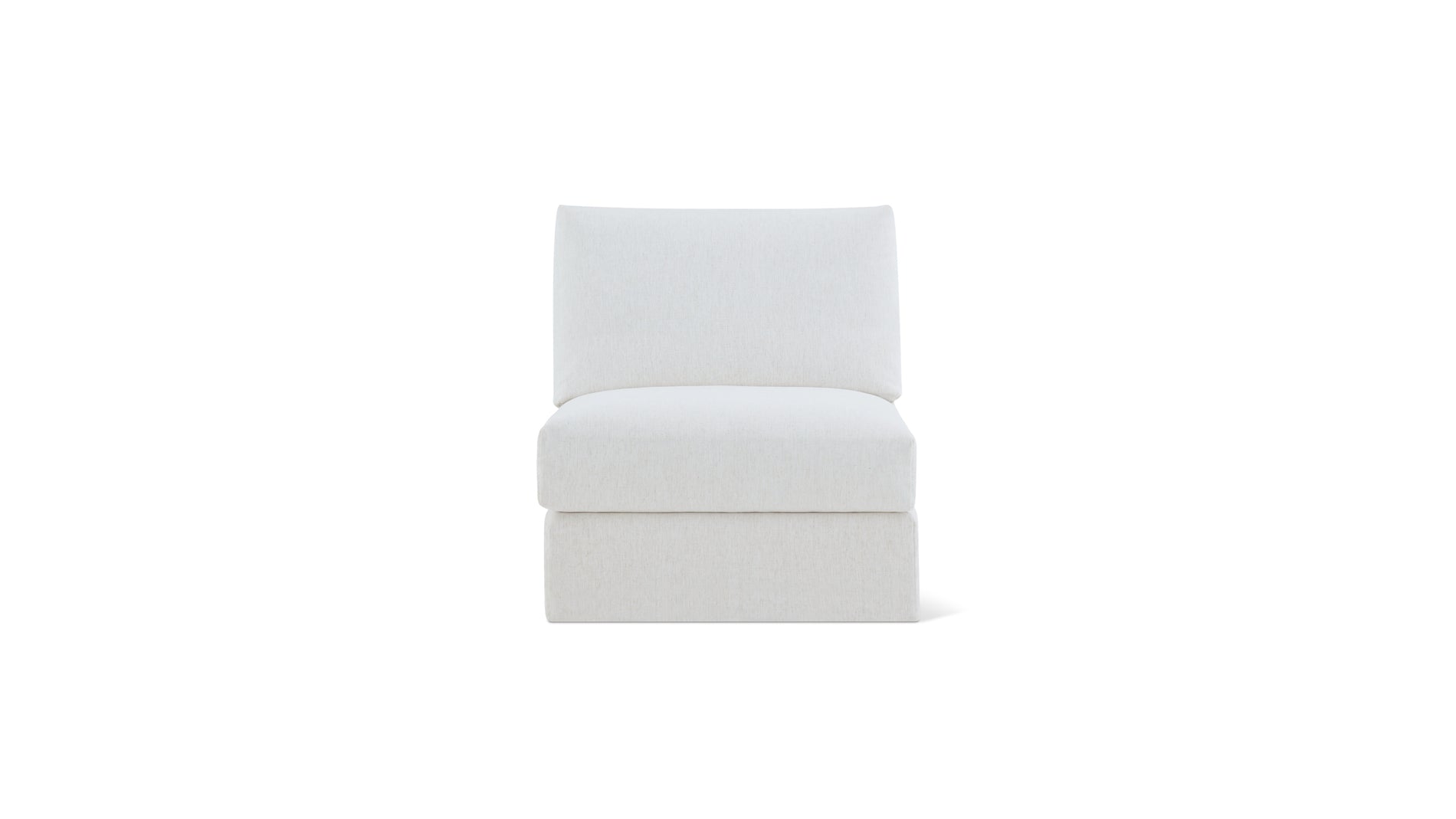 Breeze Armless Chair, Standard, Nomad Snow_image