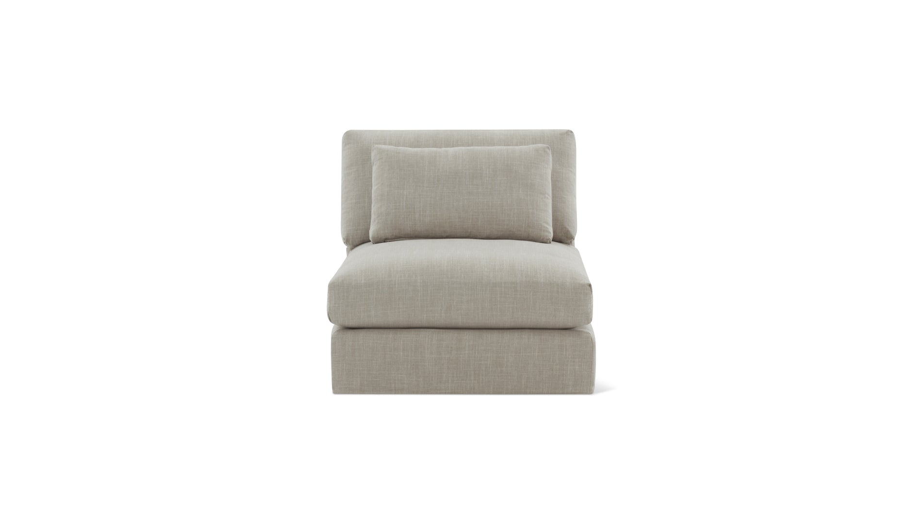 Breeze Armless Chair, Large, Light Pebble_image
