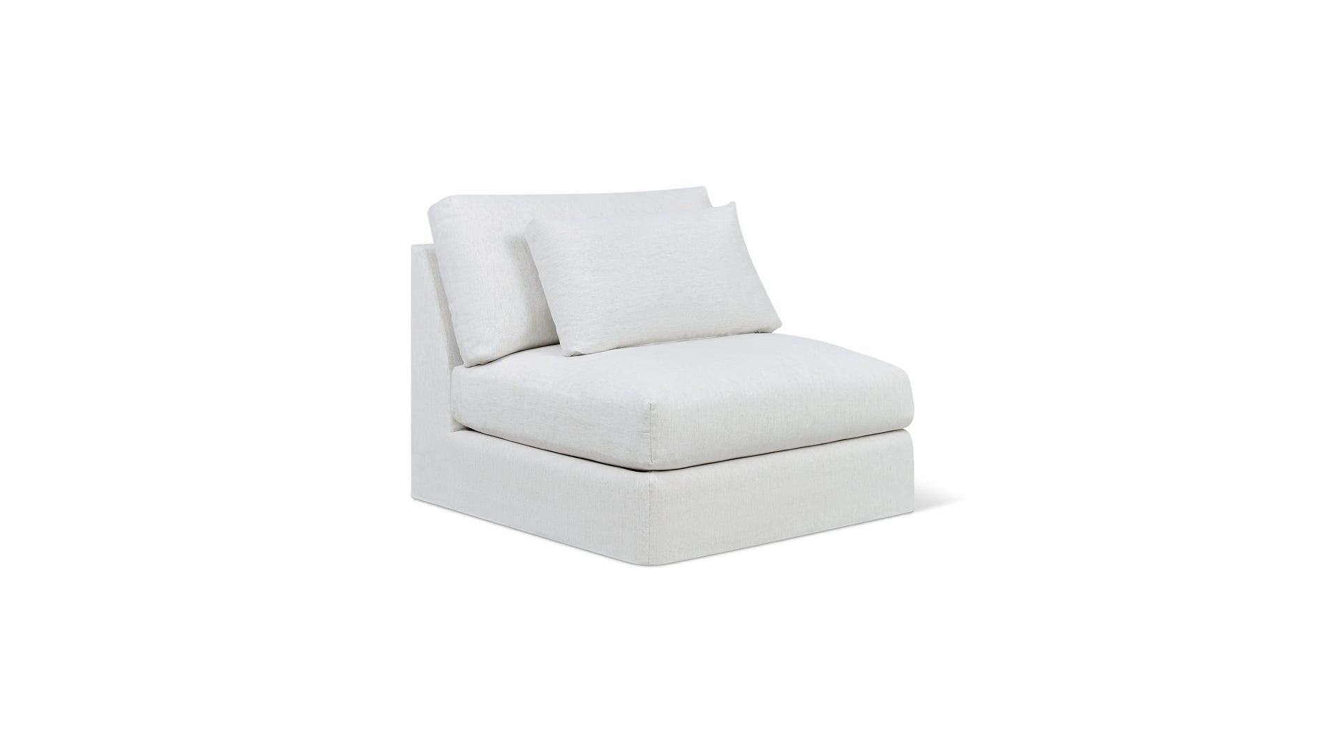 Breeze Armless Chair, Large, Nomad Snow_image