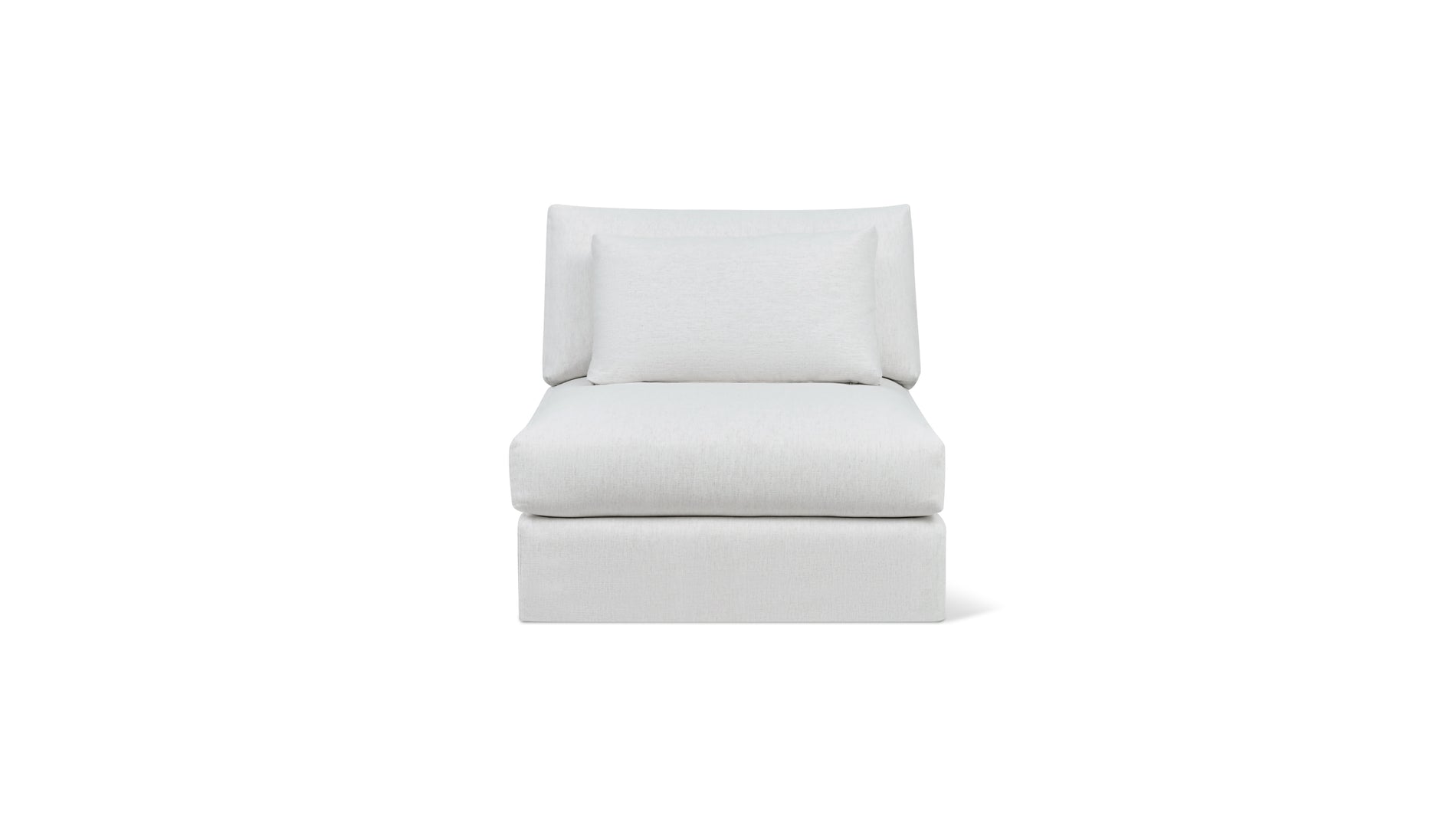 Breeze Armless Chair, Large, Nomad Snow_image