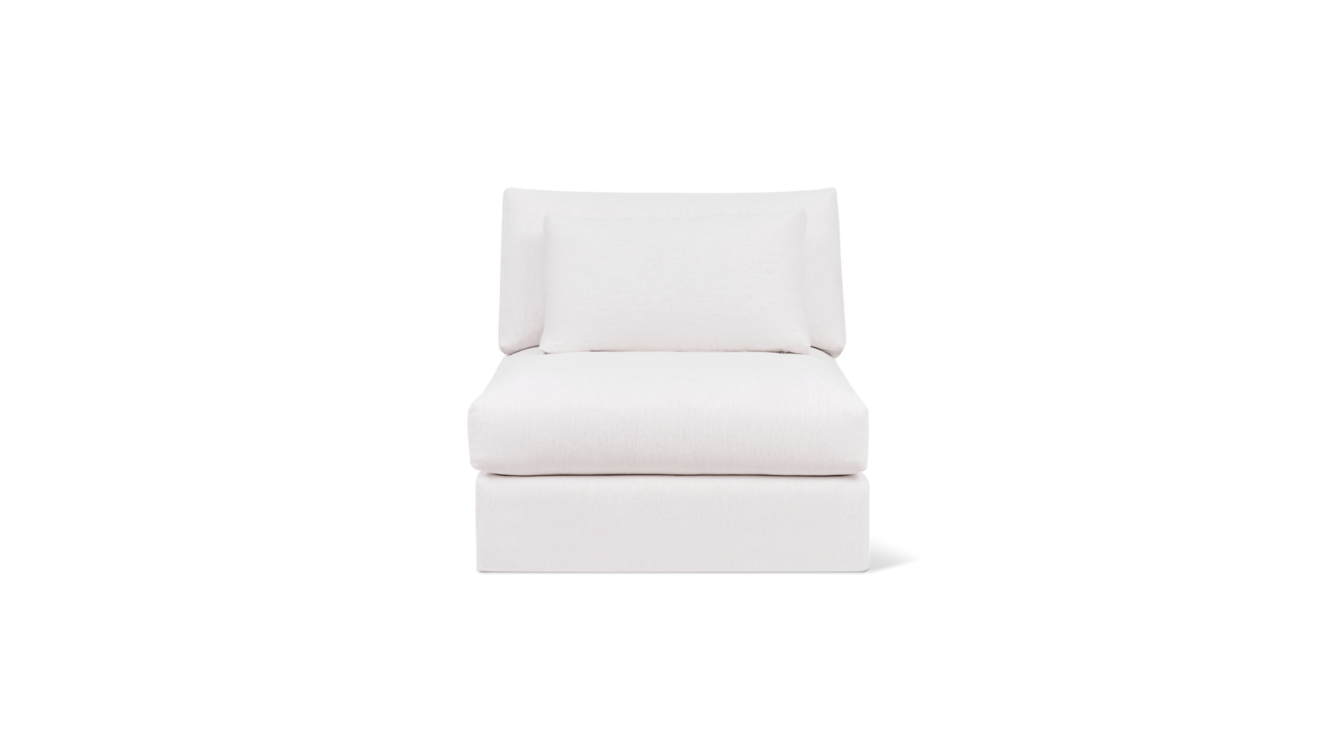Breeze Armless Chair, Large, Nomad Snow_image