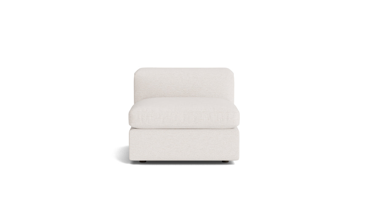 Saddle Armless Chair, Nomad Snow_image