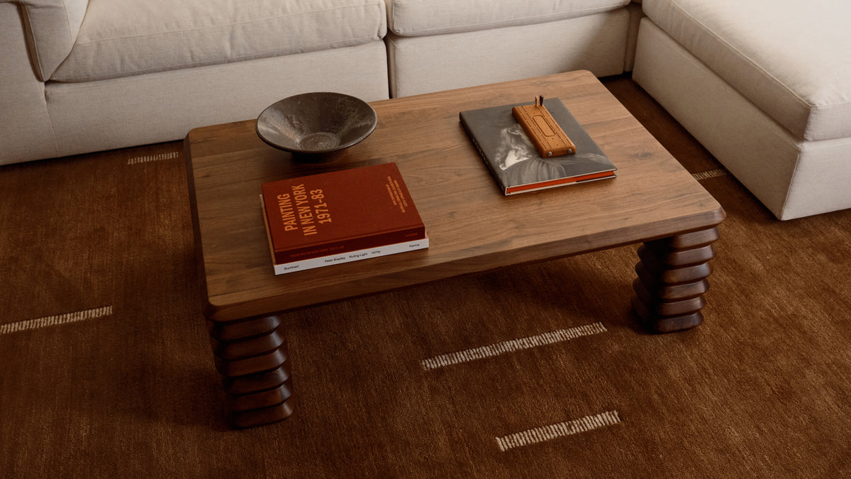 Ridge Coffee Table Square, American Walnut — alternate view