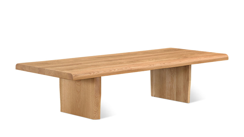 Row Coffee Table, Natural Oak