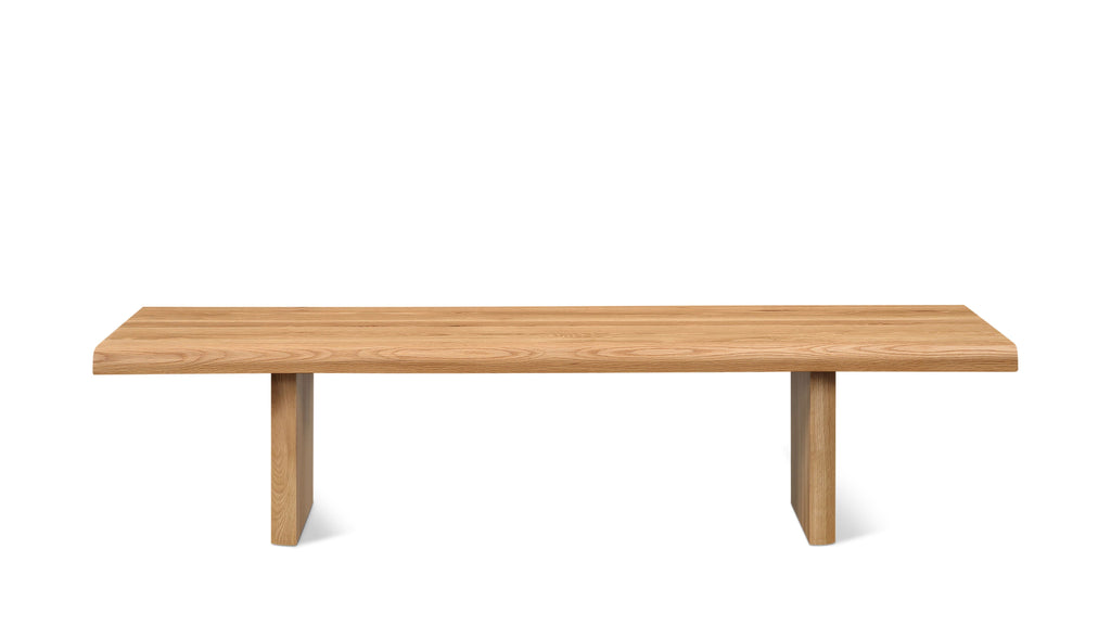 Row Coffee Table, Natural Oak