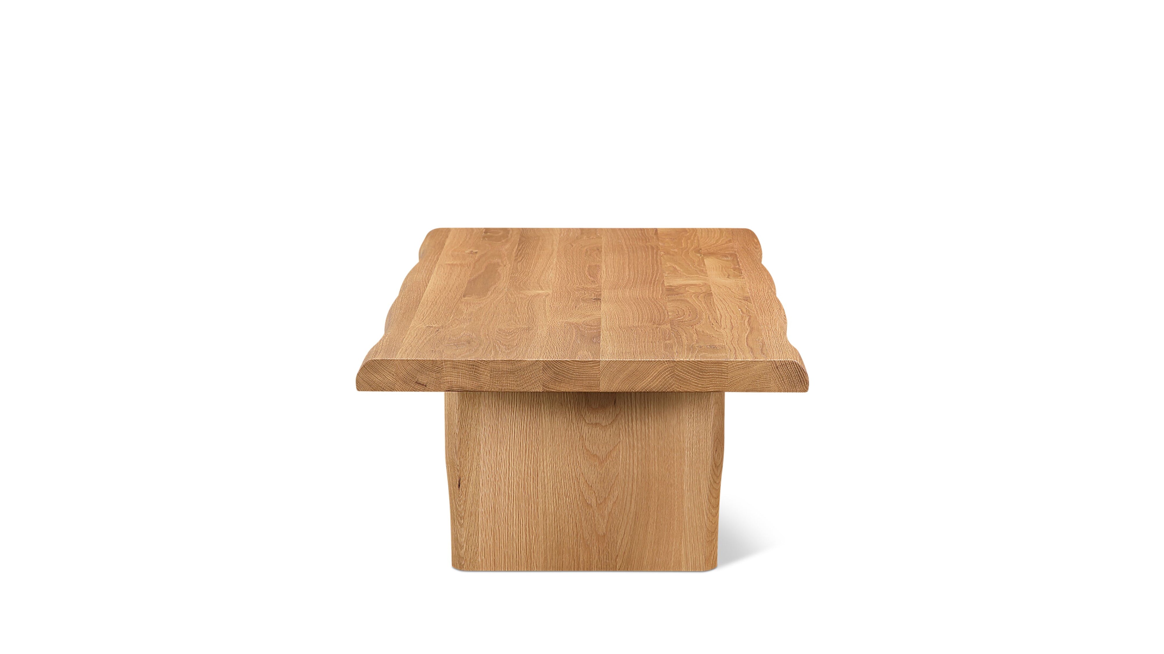 Row Coffee Table, Natural Oak