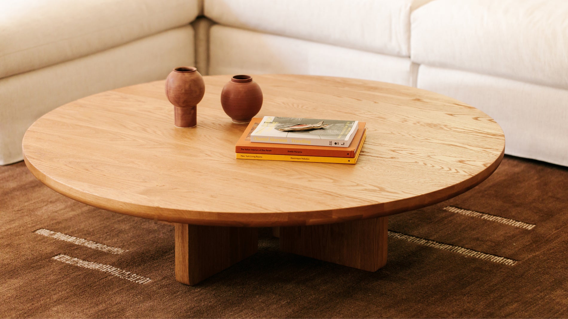 Clover Coffee Table, Natural Oak_image