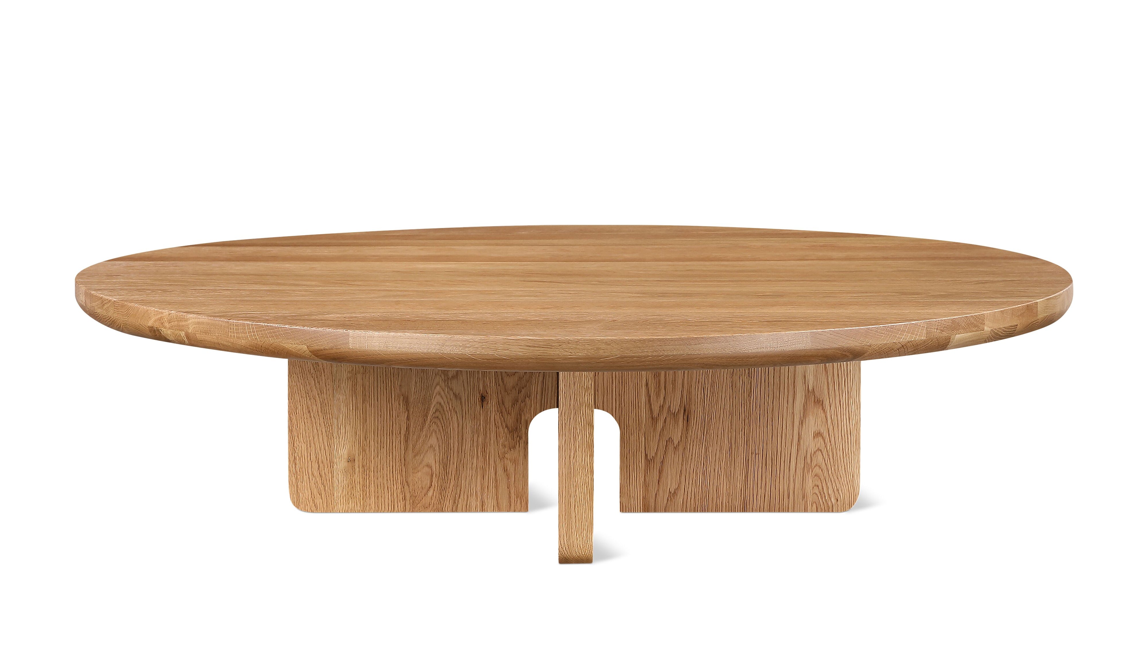 Clover Coffee Table, Natural Oak
