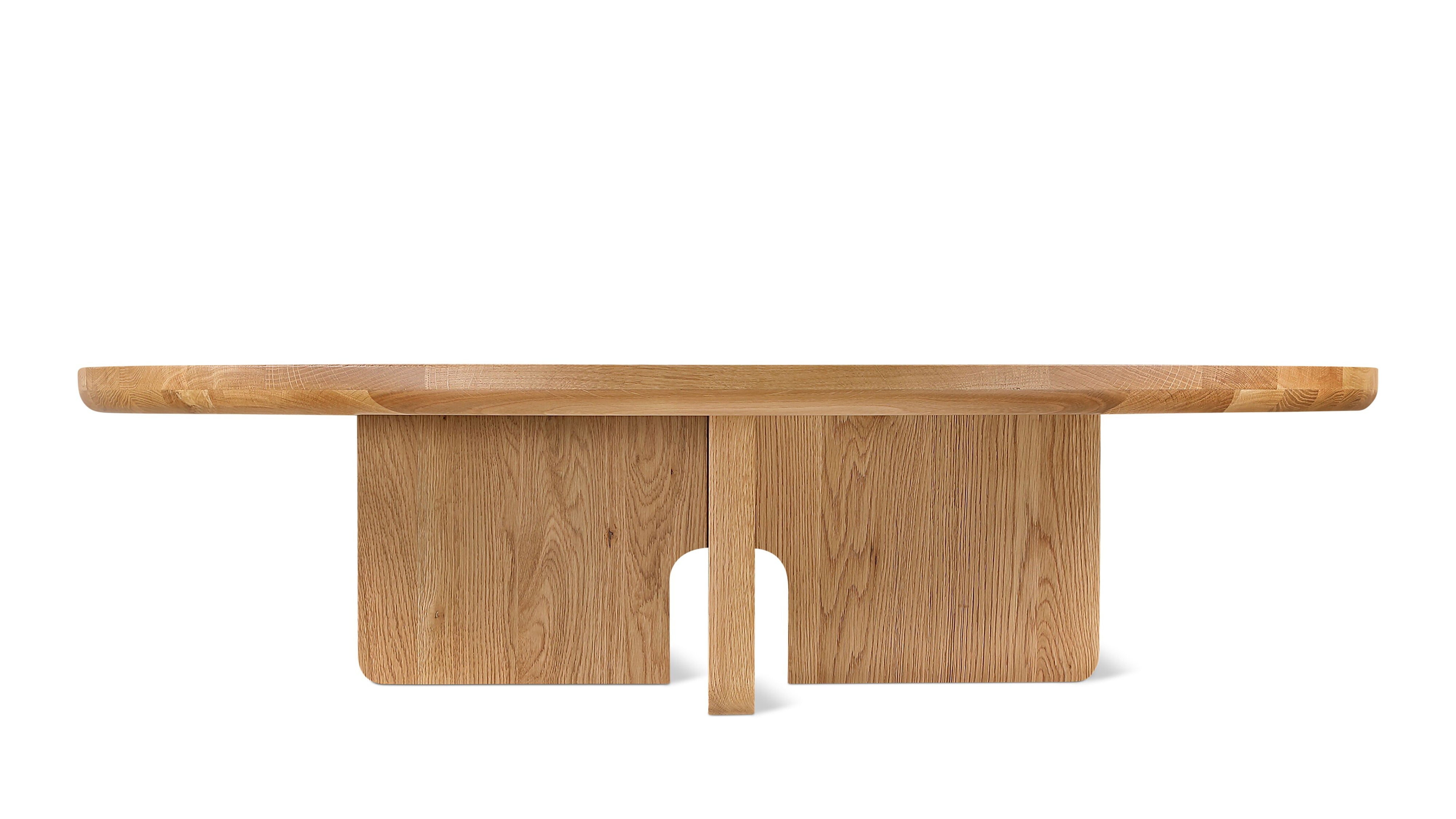 Clover Coffee Table, Natural Oak