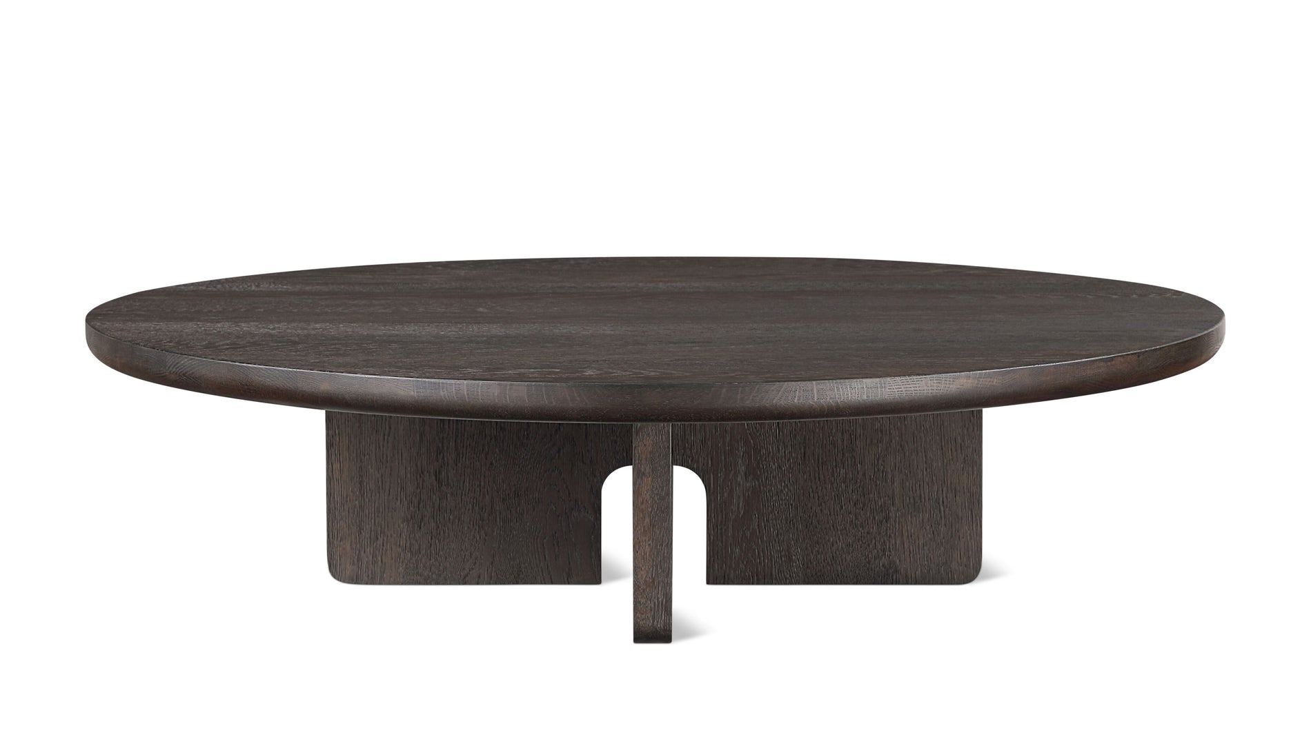 Clover Coffee Table, Dark Brown Oak_image