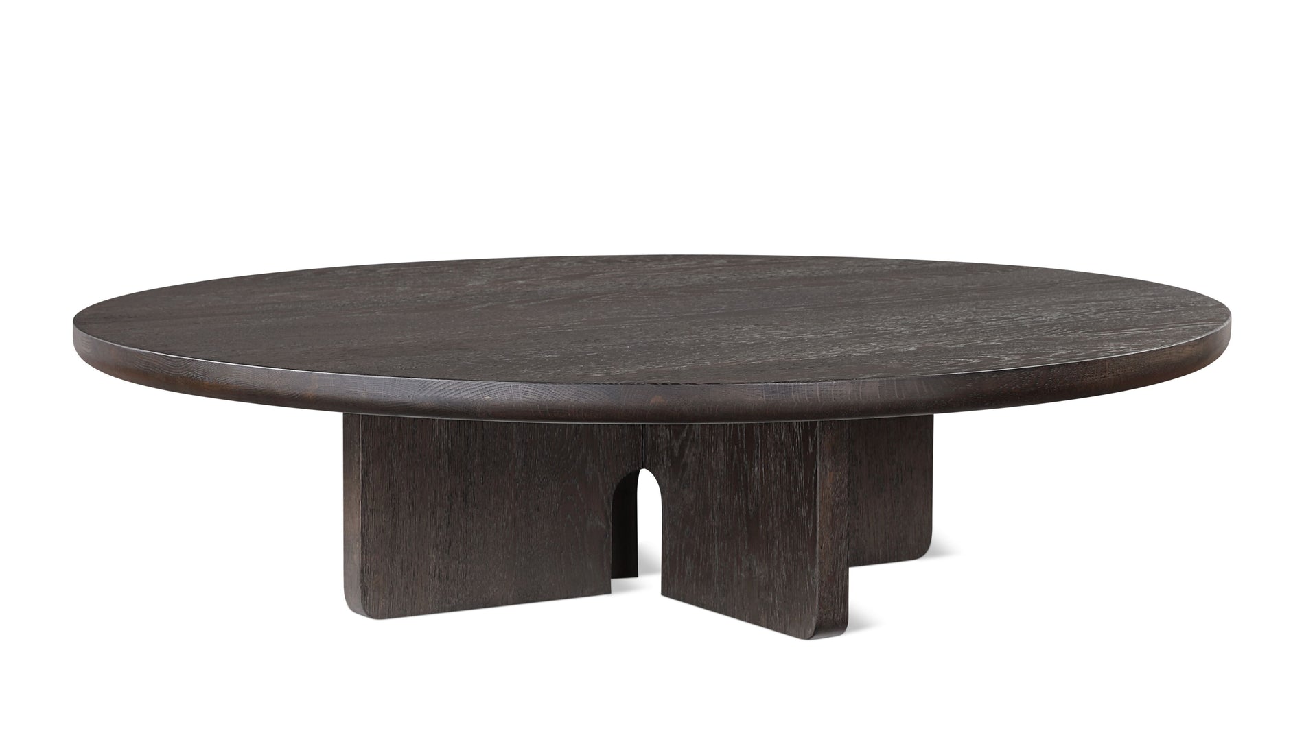 Clover Coffee Table, Dark Brown Oak_image