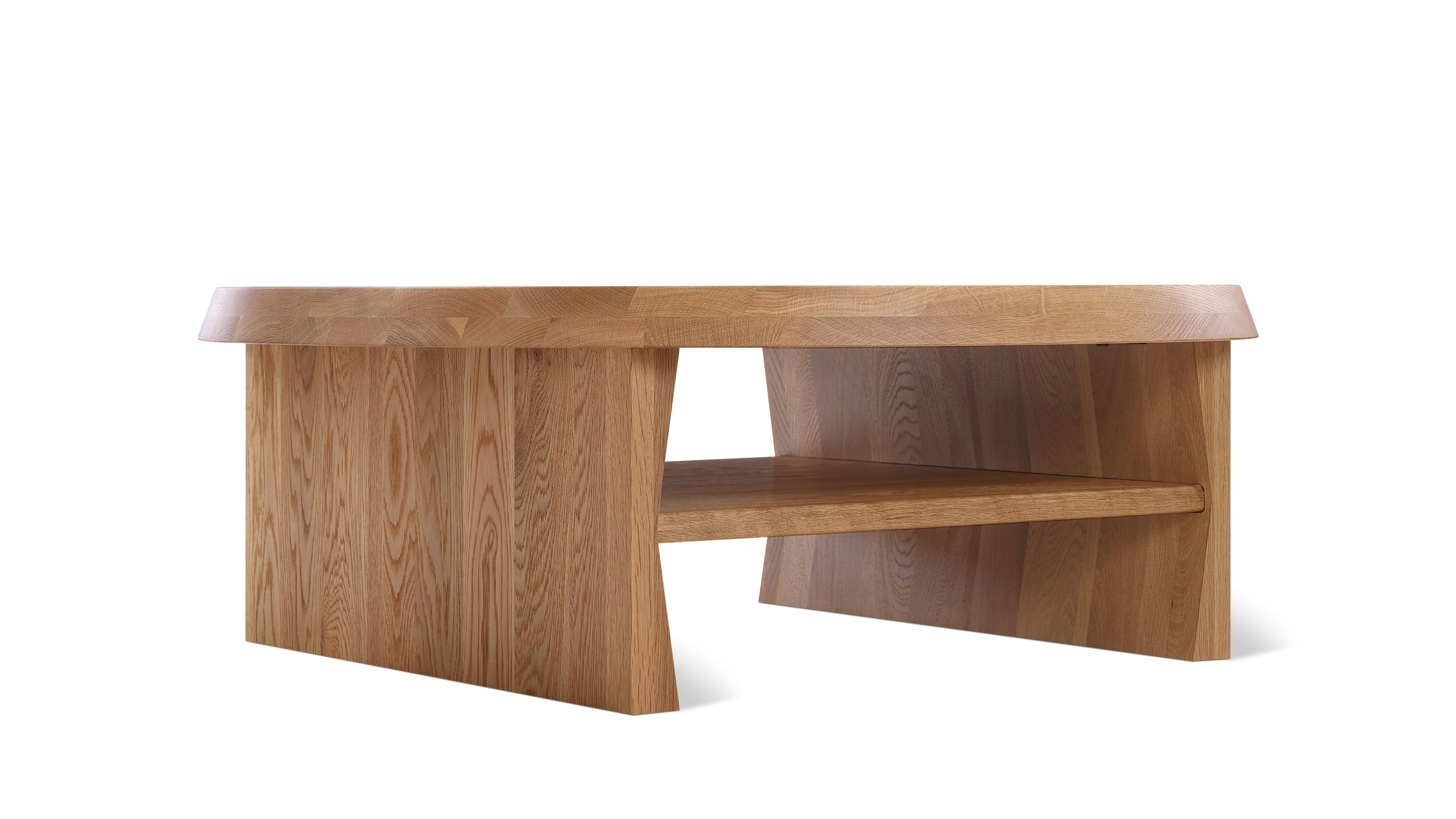 Hetta Round Coffee Table, Natural Oak
