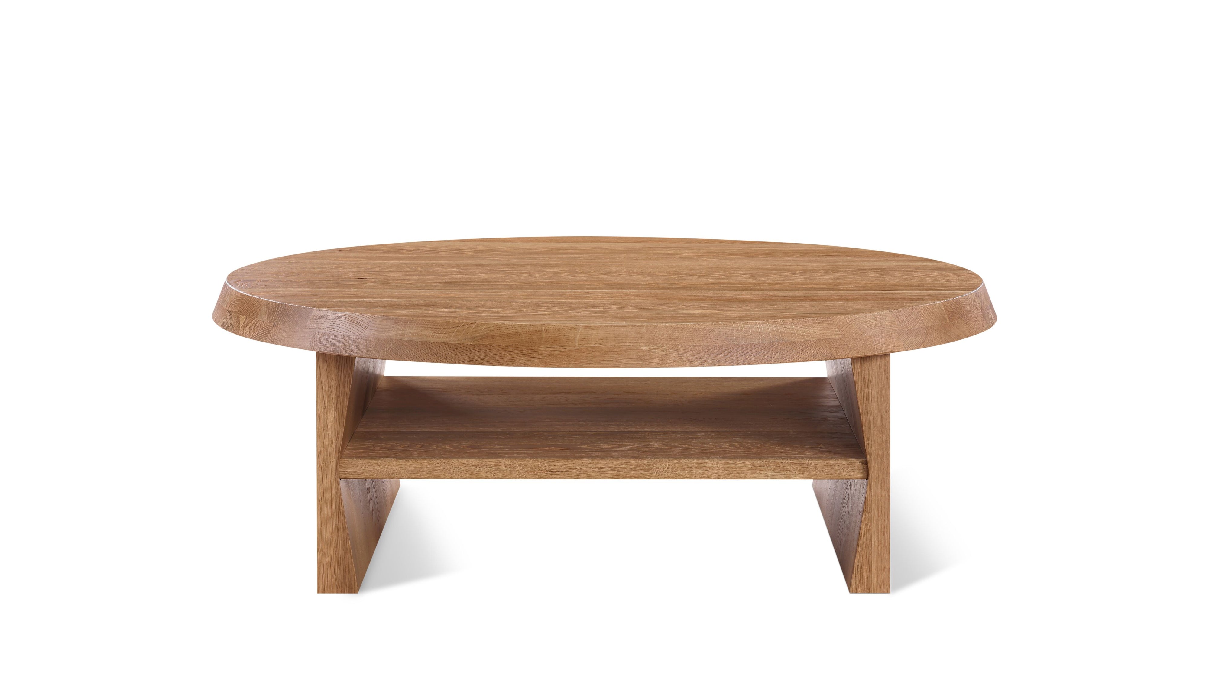 Hetta Round Coffee Table, Natural Oak