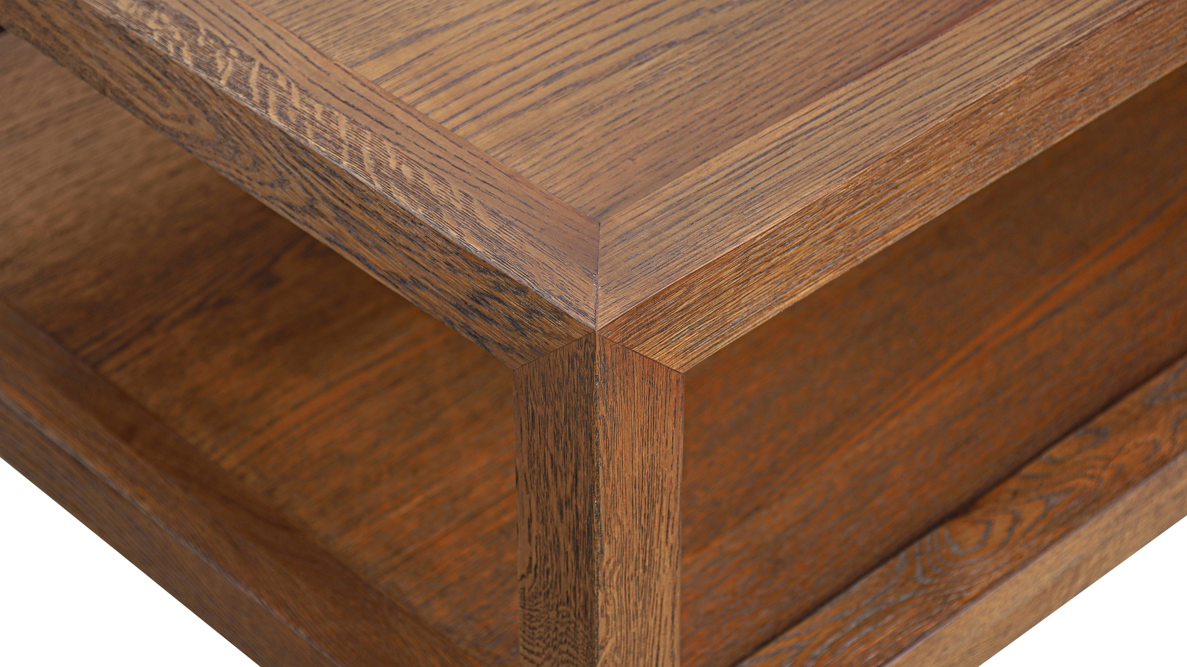 Beam Coffee Table, Dark Brown Oak