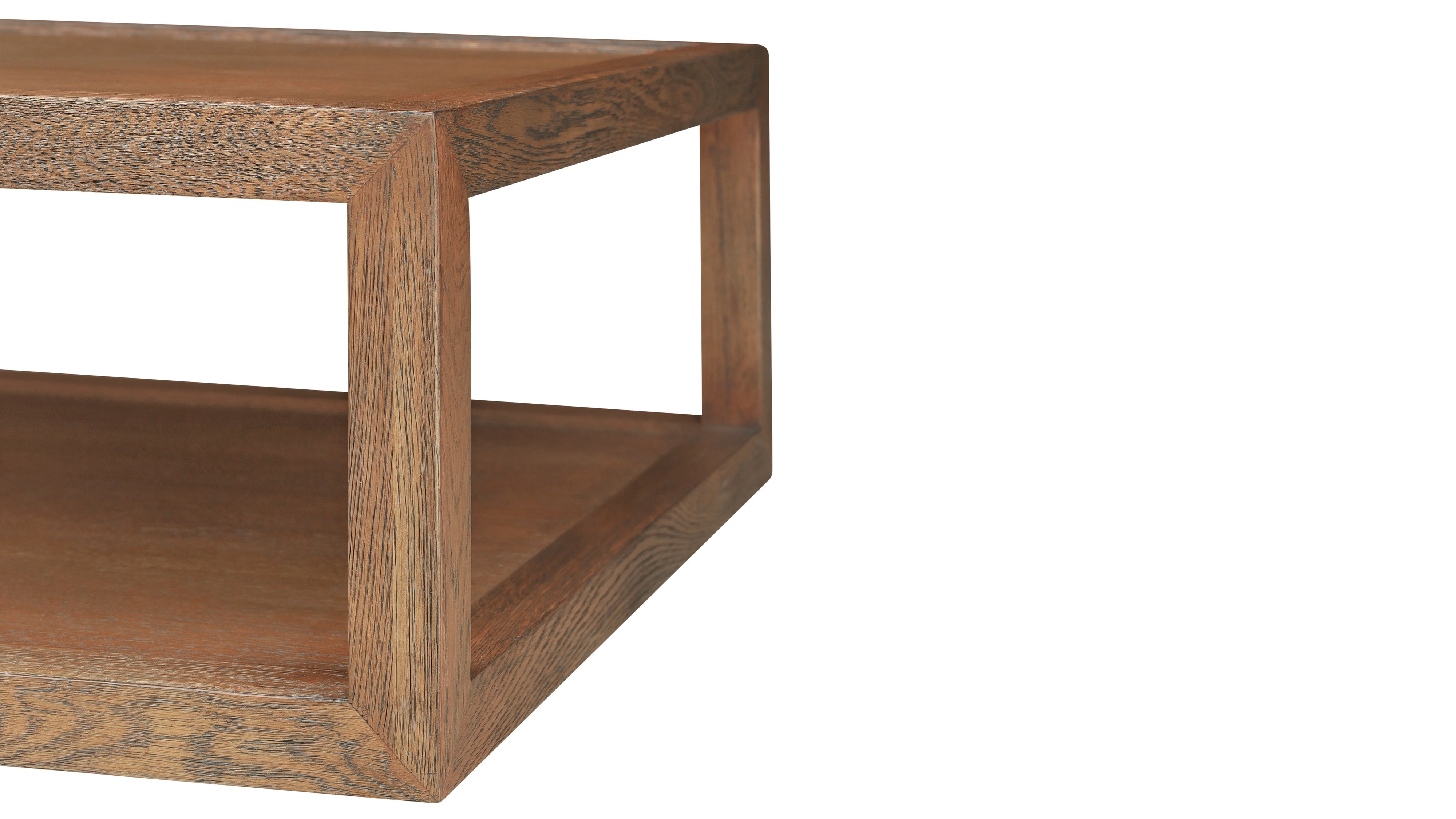 Beam Coffee Table, Dark Brown Oak