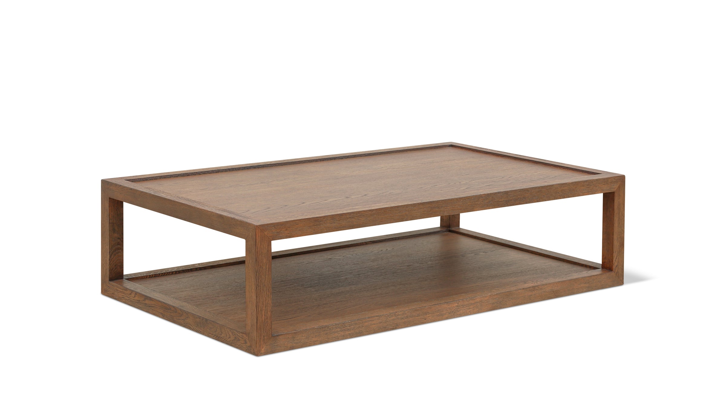 Beam Coffee Table, Dark Brown Oak